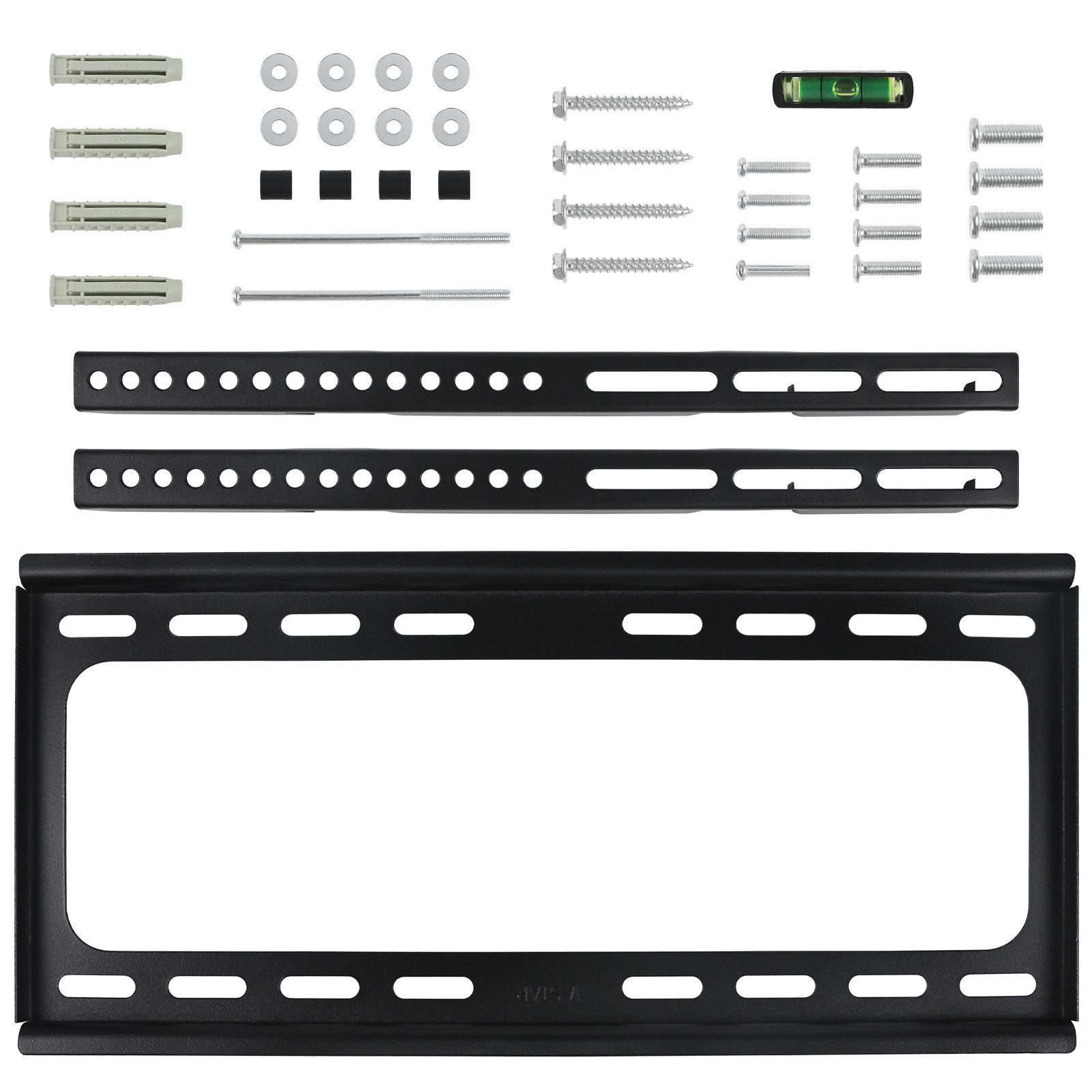 SunJas TV-Wandhalterung ZJ-63 für 26"-63" Fernseher&Monitor 55" 50" 43" 32", (bis 63 Zoll, VESA 200×200 bis 400×400 mm, bis zu 50kg TV-Halterung für LCD LED Plasma TV Fernseher)