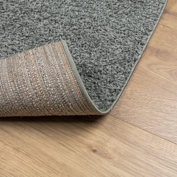 Teppich Teppich Shaggy Hochflor Modern Grün 80x150 cm, vidaXL, Rechteckig