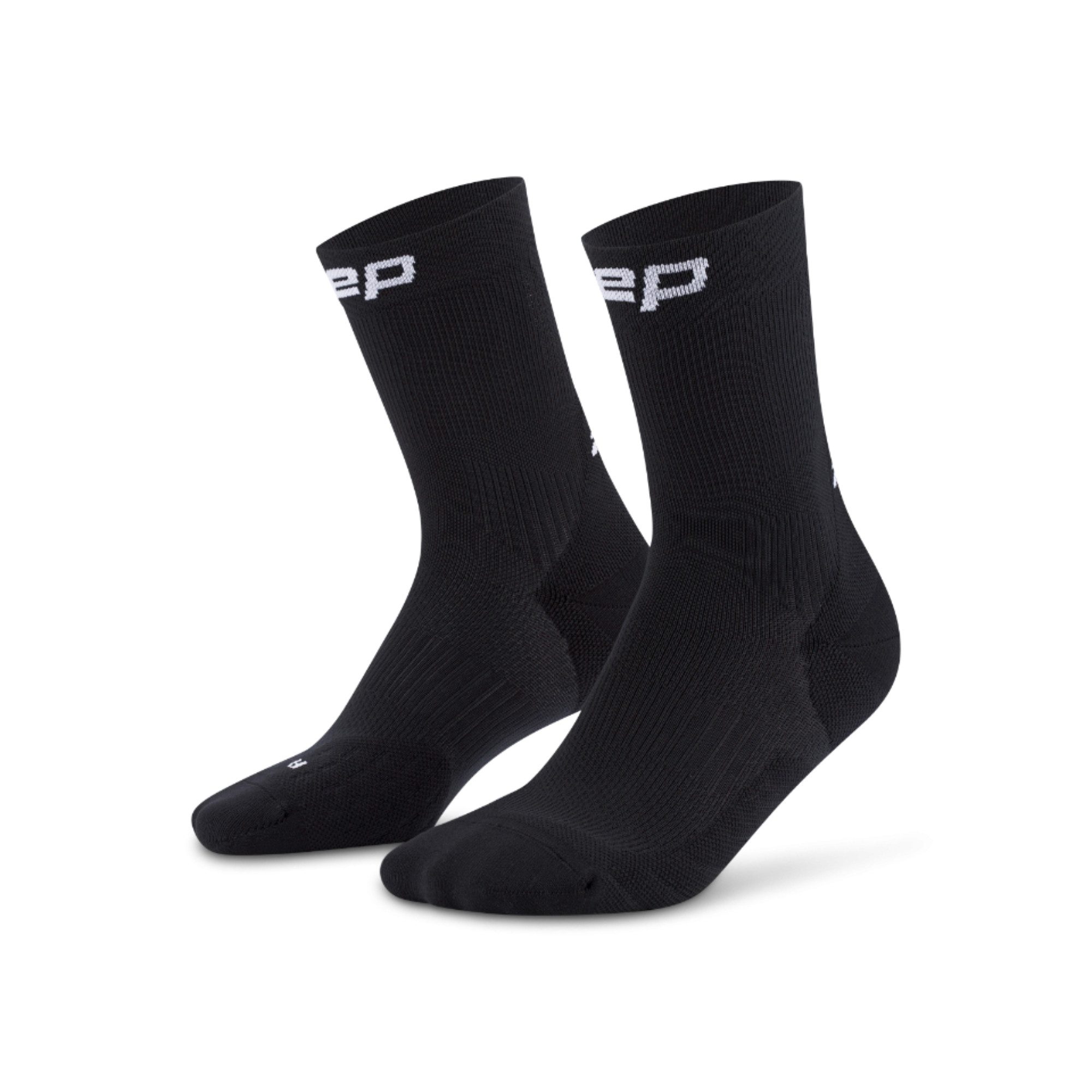CEP Sportsocken Core Run Socks Mid Cut - Damen Laufsocken - Black