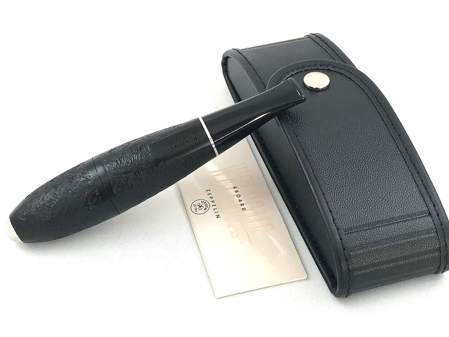 Handpfeife Zeppelin Pfeife Pfeife BLACK-ZEP Edition sandgestrahlt 9mm