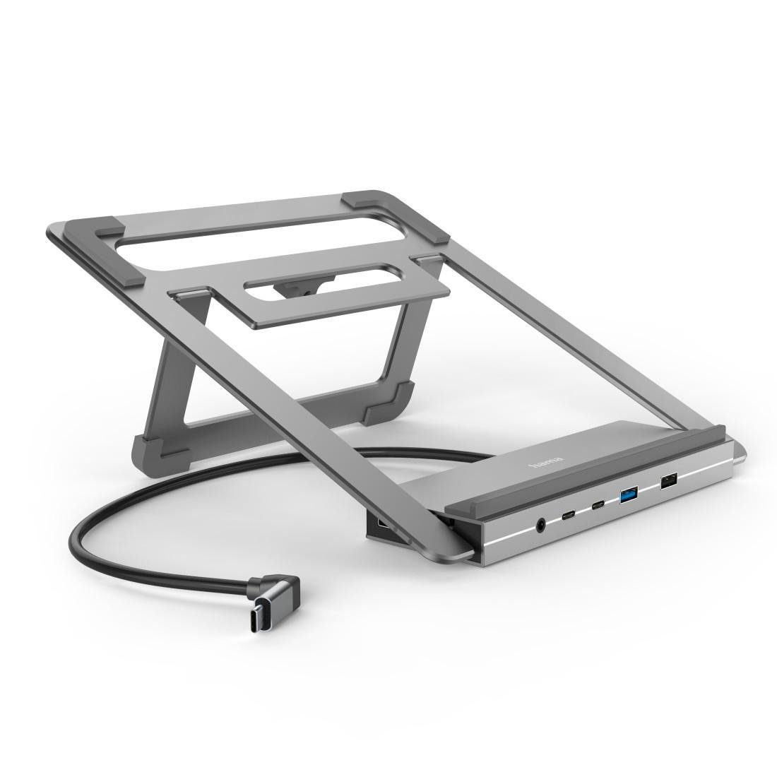 Laptop-Dockingstation USB-C Docking Station, Stand Notebook Halterung 12Ports für Laptop