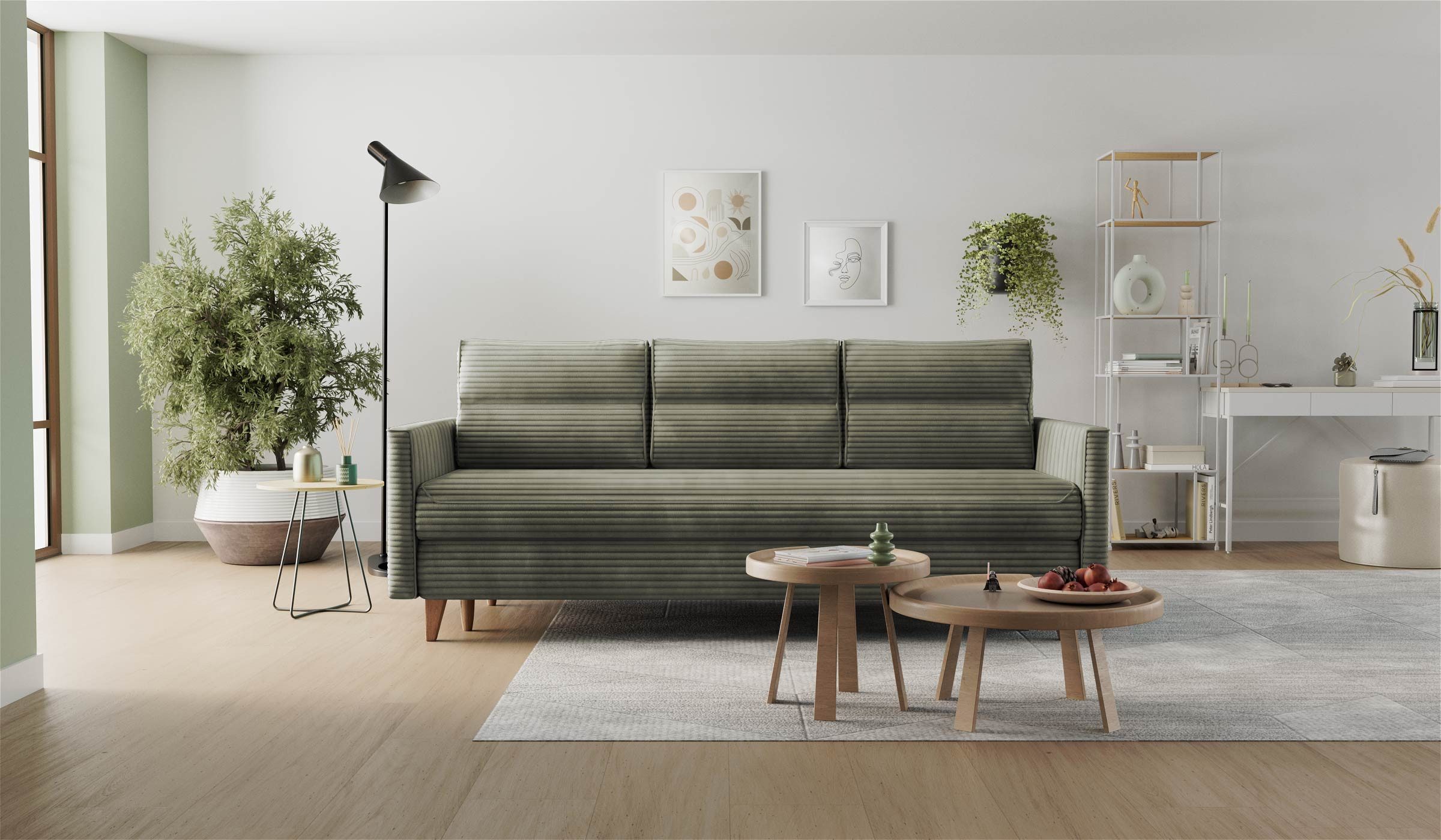 Hygger Möbelhaus Schlafsofa Loki mit Schlaffunktion günstig online kaufen