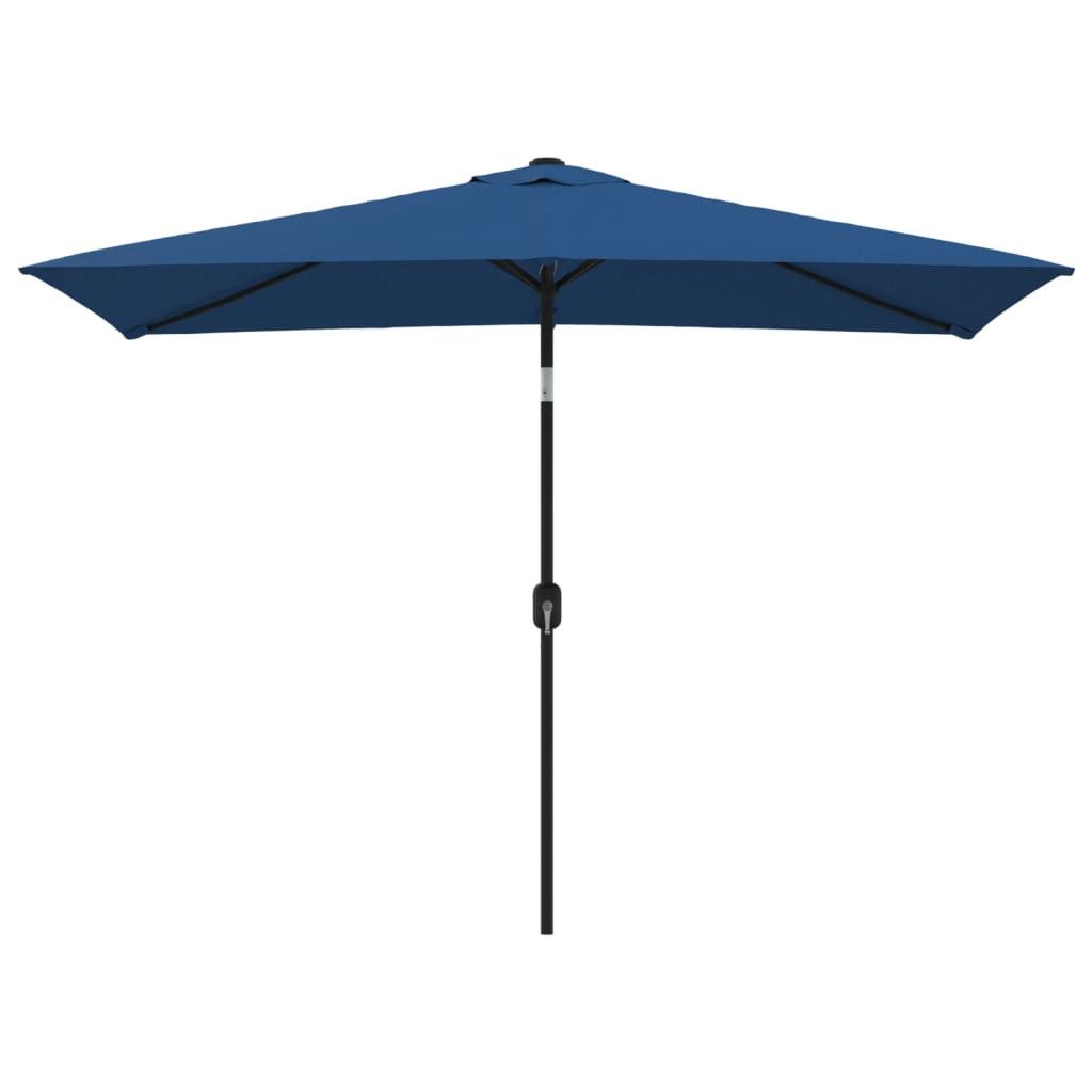 vidaXL Sonnenschirm, Balkonschirm mit Metall-Mast 300x200 günstig online kaufen