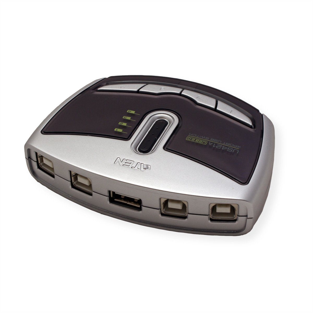 Aten US421A USB 2.0-Peripheriegeräte-Switch mit 4 Ports Computer-Adapter