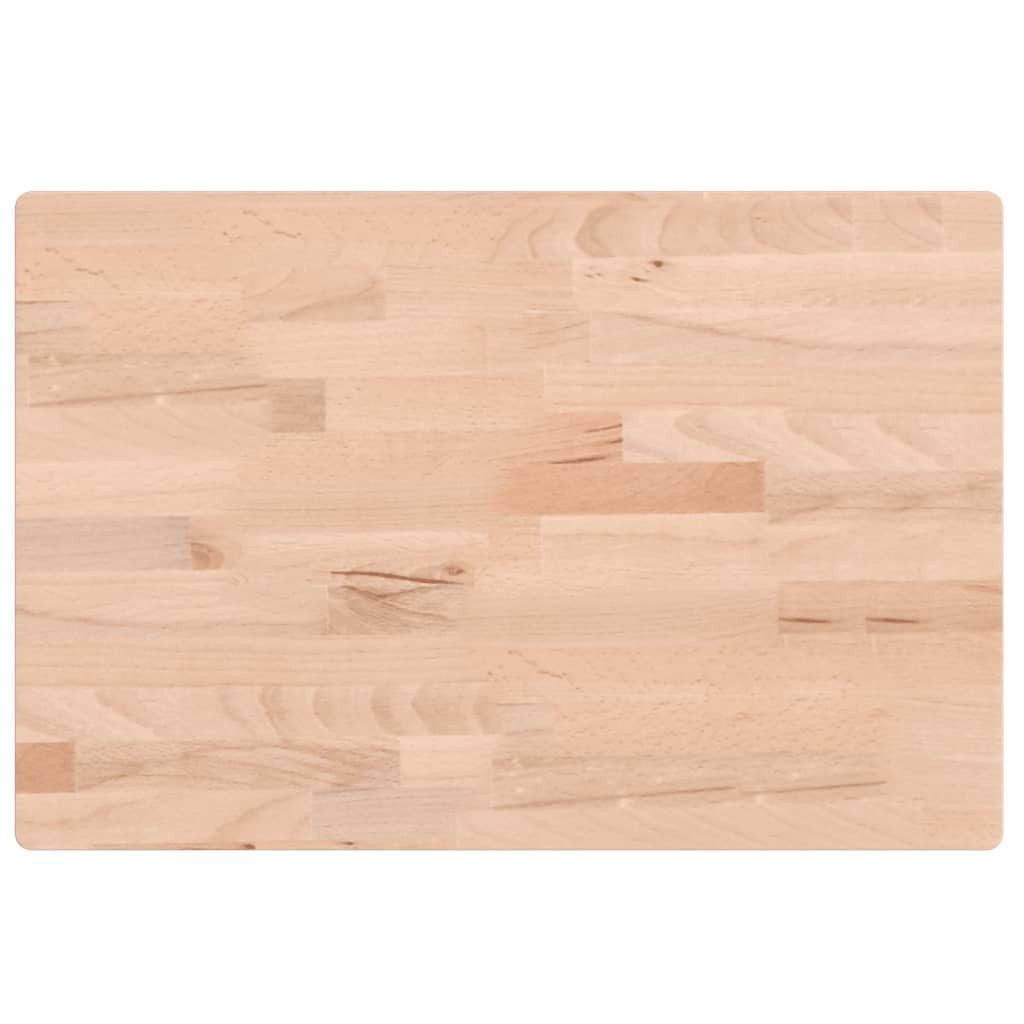 Tischplatte Tischplatte 60x40x4 cm Rechteckig Massivholz Buche