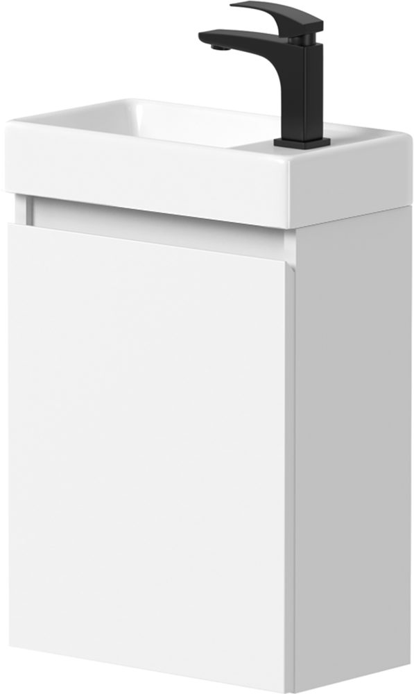 welltime Waschtisch Mini, Badmöbel, Waschtischunterschrank inkl. Waschbecken, Breite 40cm, mit Soft-Close-Funktion, FSC®-zertifiziert