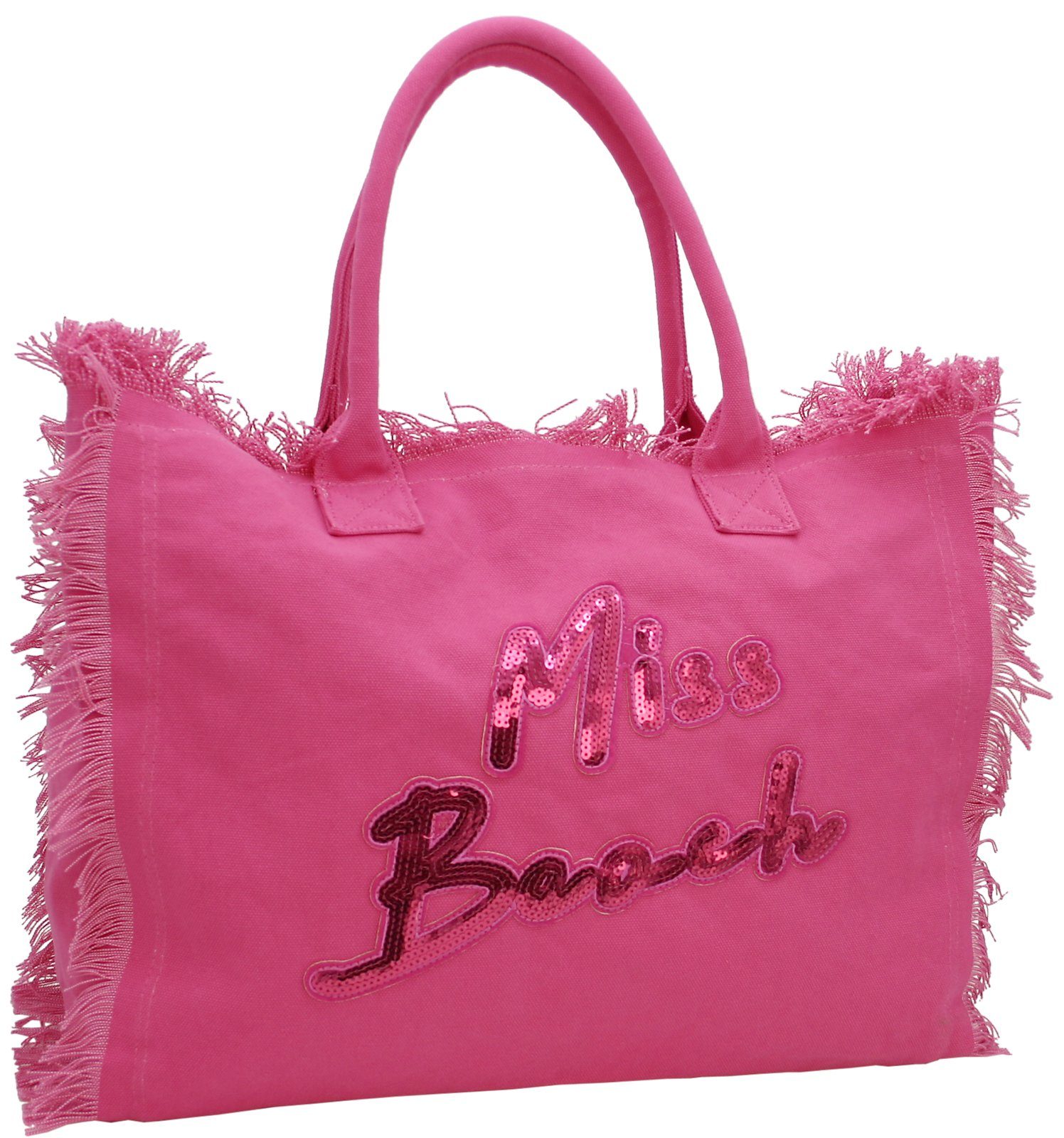 Strandtasche - Badetasche mit Reißverschluss - Shopper aus Canvas - 29 Liter