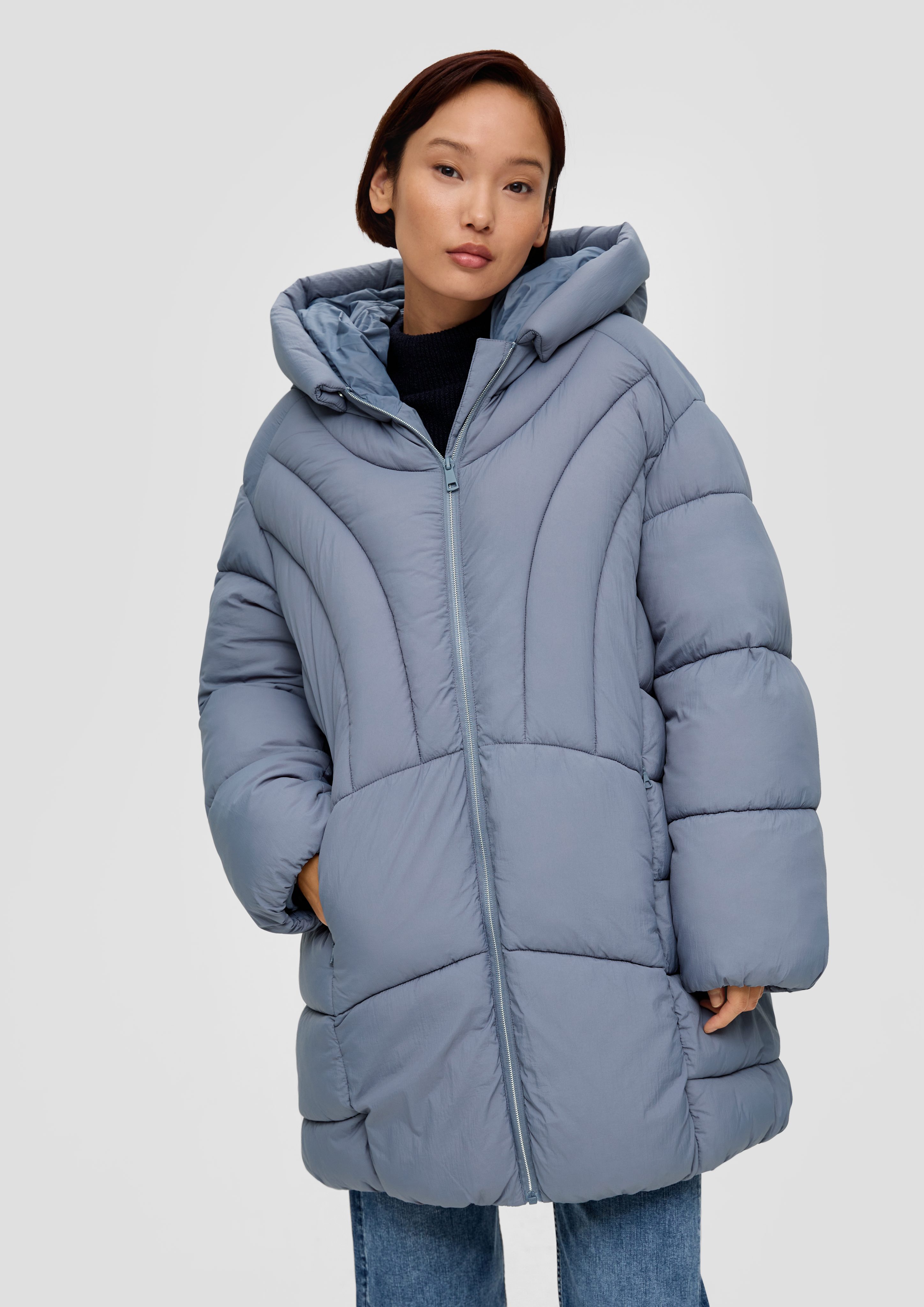 Funktionsjacke Steppjacke mit Kapuze