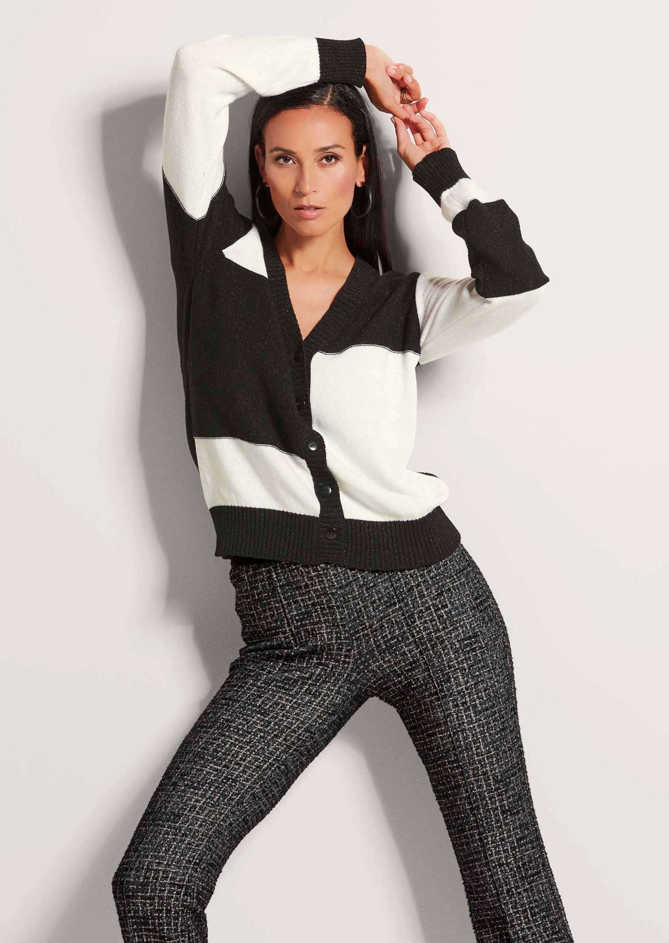 Strickjacke Strickjacke im Patch-Look
