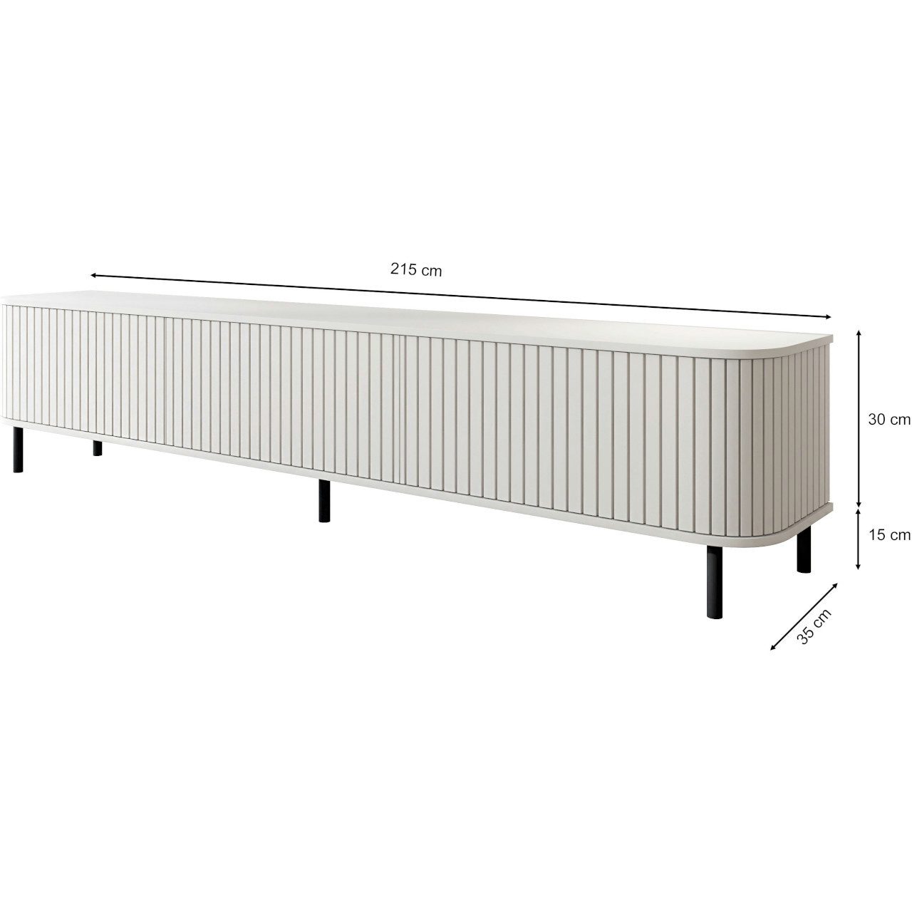 MOEBLINE Lowboard TV Schrank Kommode ZILLO günstig online kaufen
