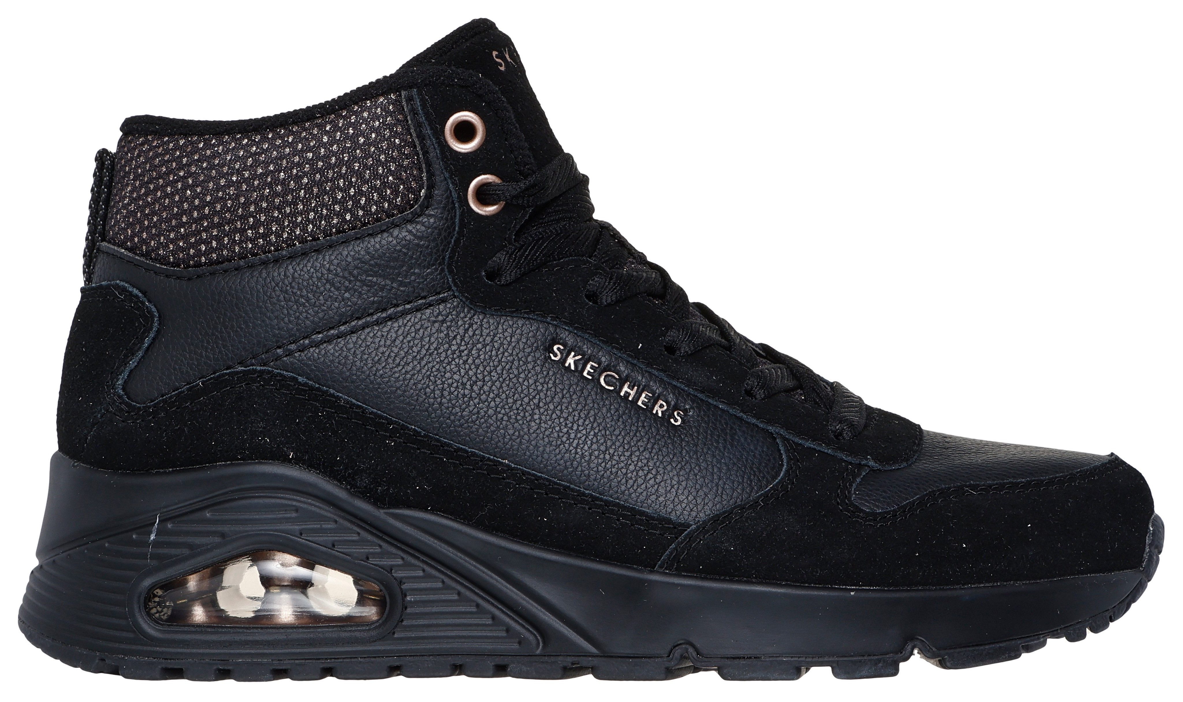 Skechers UNO-STACRE SHINE Keilsneaker High Top Sneaker, Schnürboots mit Luf günstig online kaufen