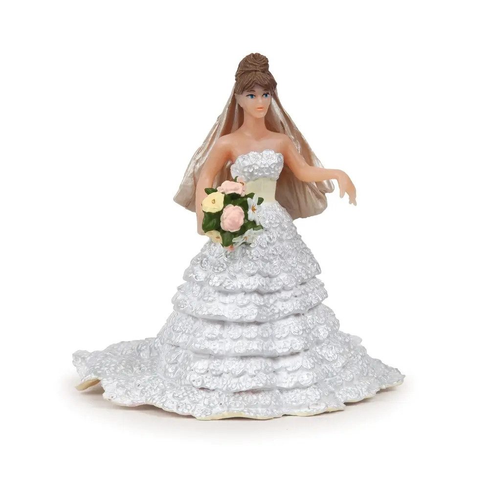 papo Actionfigur Papo 38819 Braut im weissen Spitzenkleid