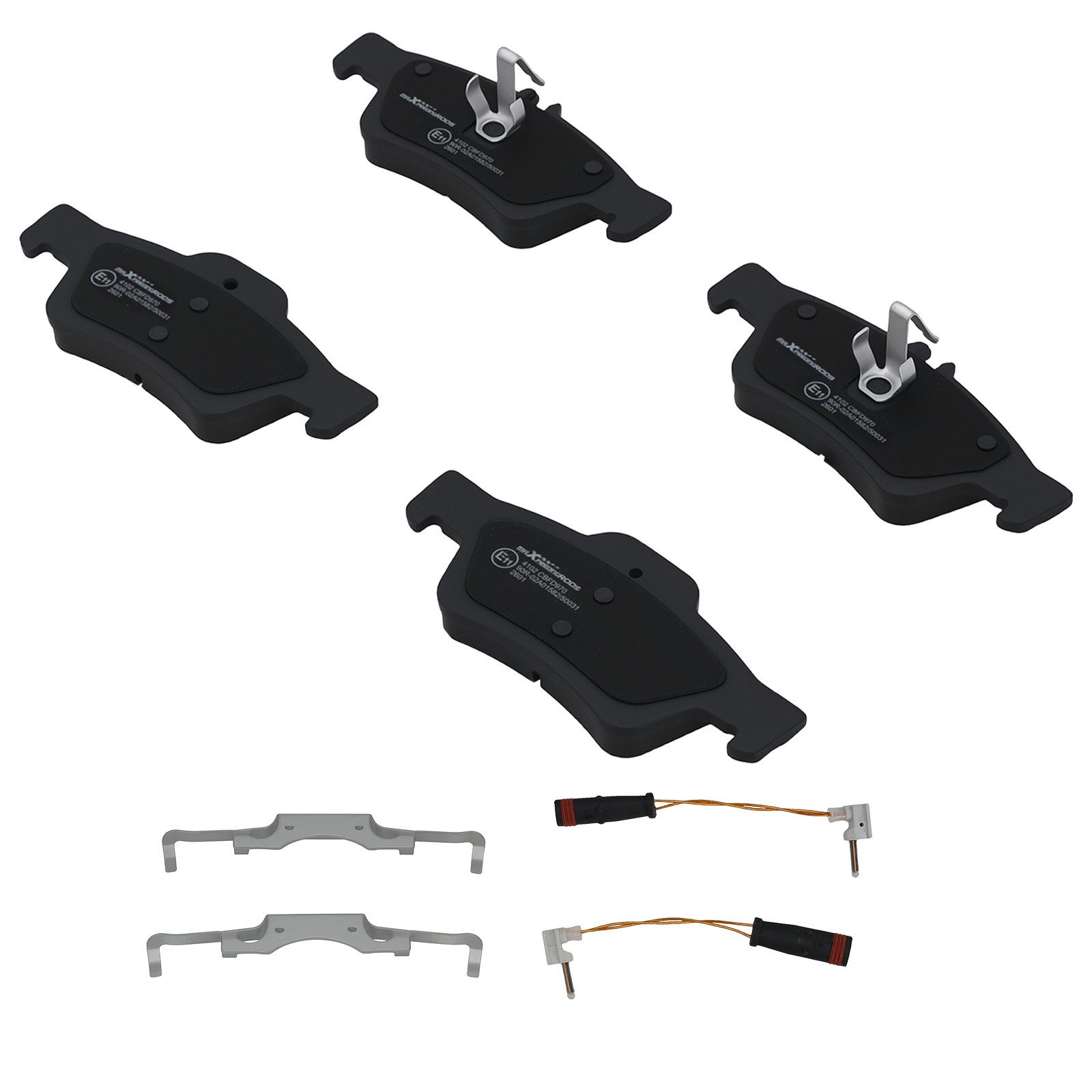 maXpeedingrods Bremsbelag, Bremsbeläge Hinten For Mercedes E-Klasse W212 S212 T-Modell CLS C218