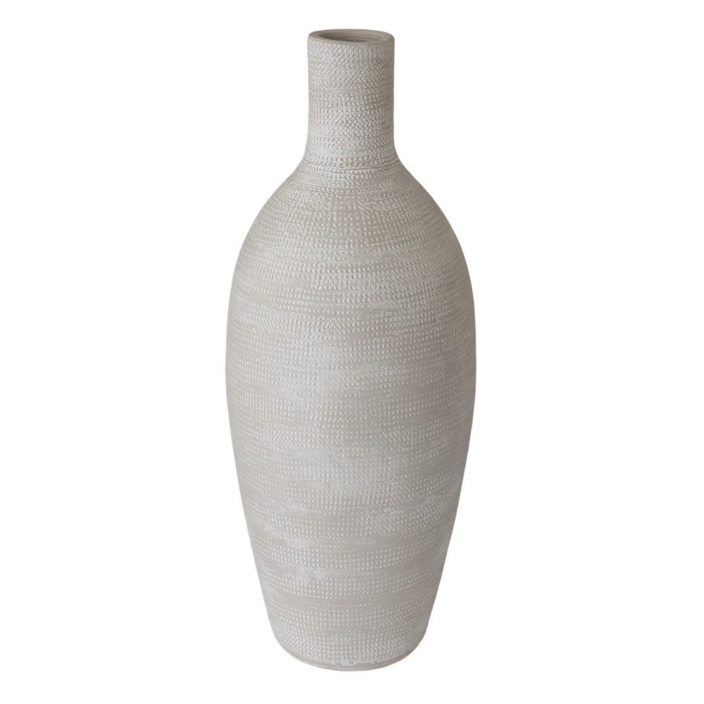 CreaFlor Home Bodenvase Tokio, Farbe: Grau, Höhe: 80cm