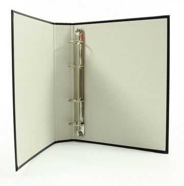 Livepac Office Aktenordner 3x Ringbuch / DIN A5 / 4-Ring Ordner / Farbe: je 1x weiß, rot und sc