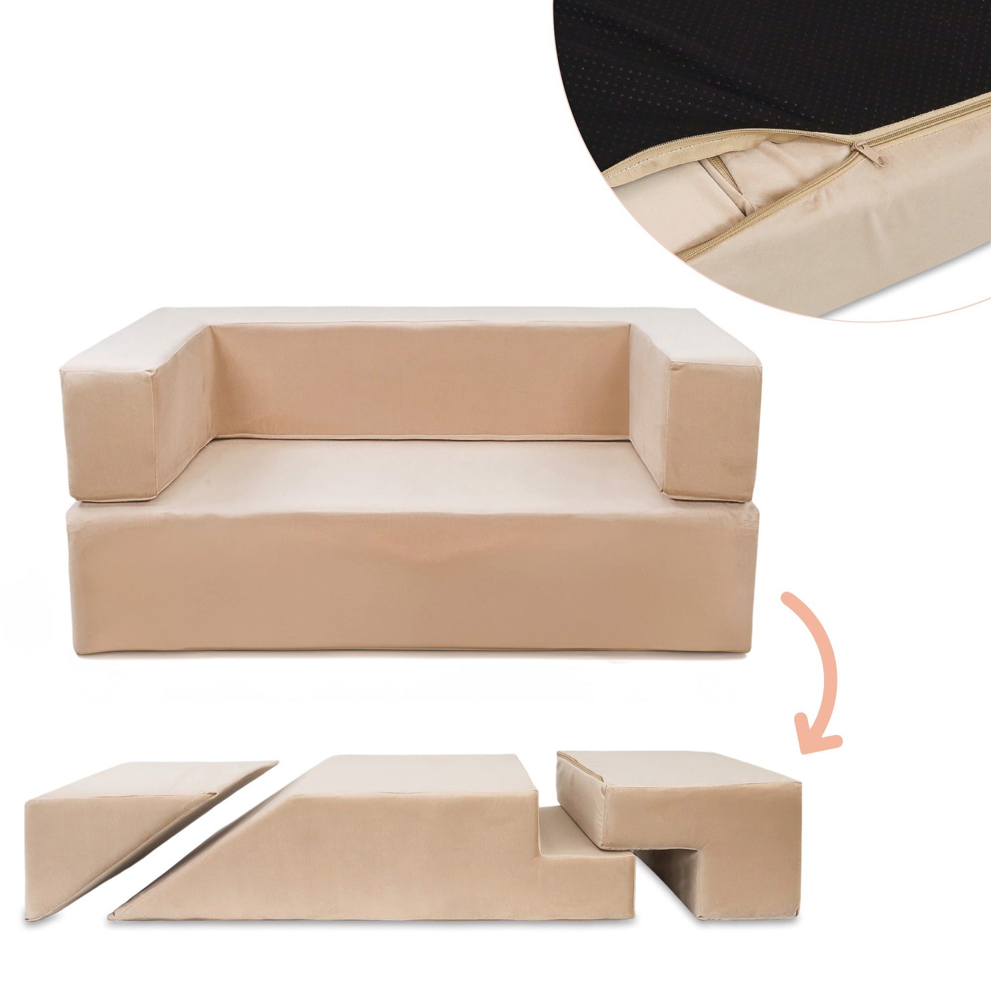 Totsy Baby Kindersofa Spielsofa Kinder softbausteine günstig online kaufen