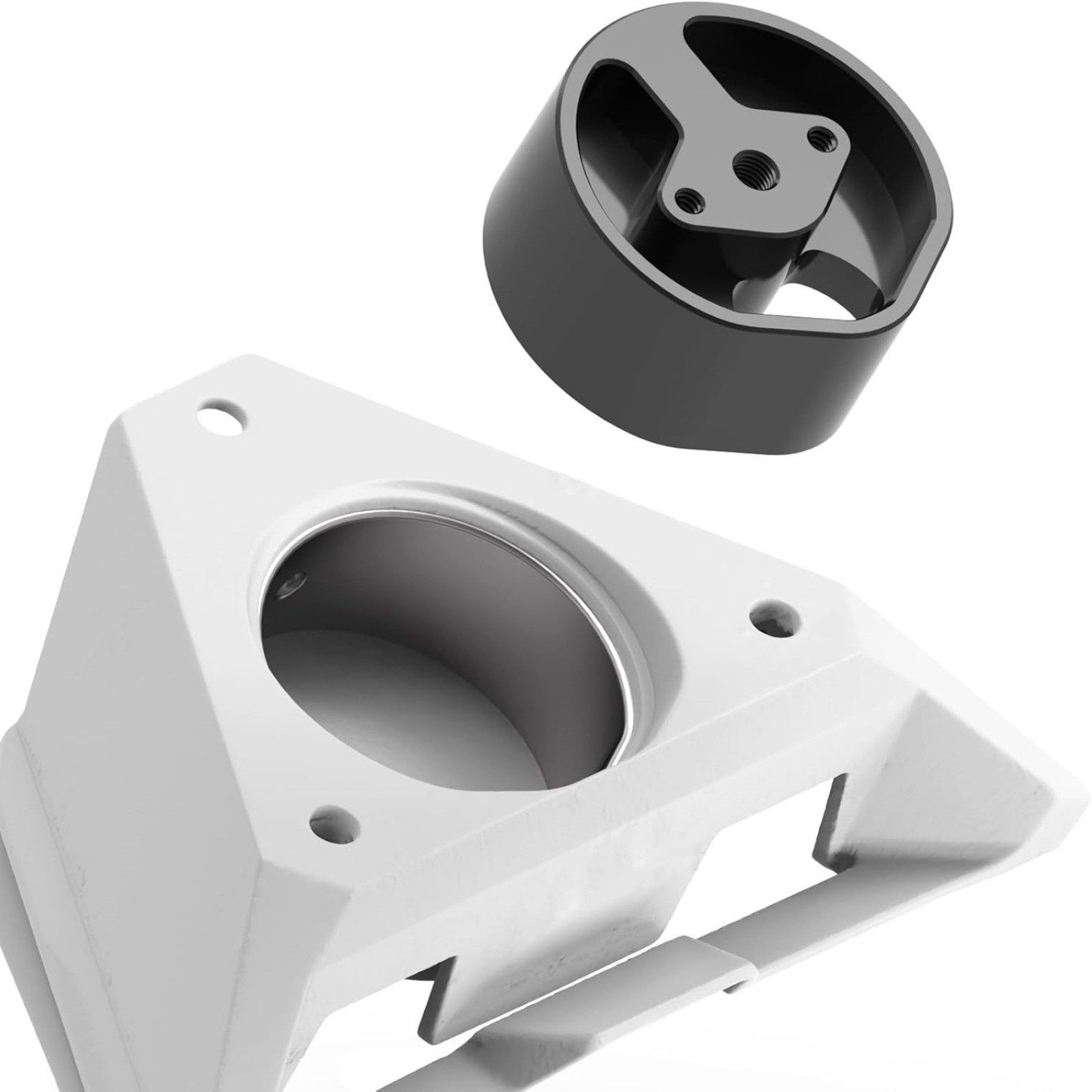 YUBRO-STUDIO SAT-Halterung Basis Adapter Starlink Mini 2024 2025 Alu Doppelgewinde Halter