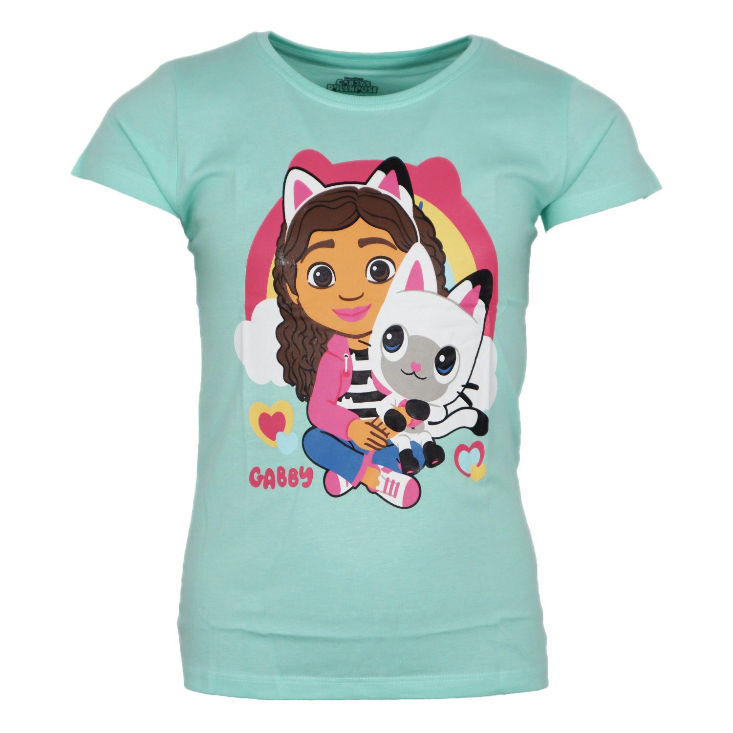 Gabby's Dollhouse Print-Shirt Gabbys Dollhouse Mädchen Kinder T-Shirt Shirt 100% Baumwolle 100% Baumwolle, Gr. 92 bis 128
