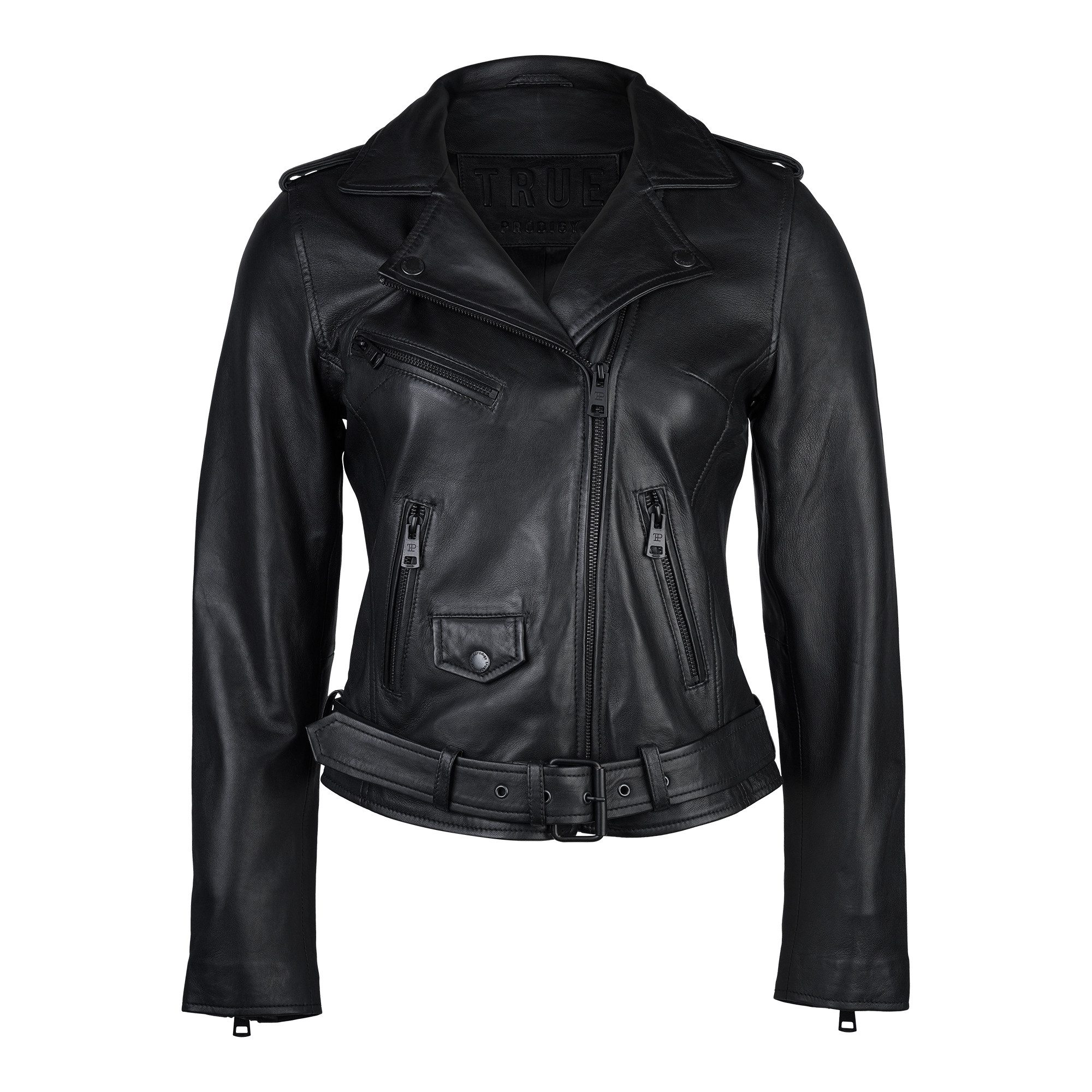 trueprodigy Lederjacke Laura asymmetrischer Reißverschluss und Reverskragen günstig online kaufen