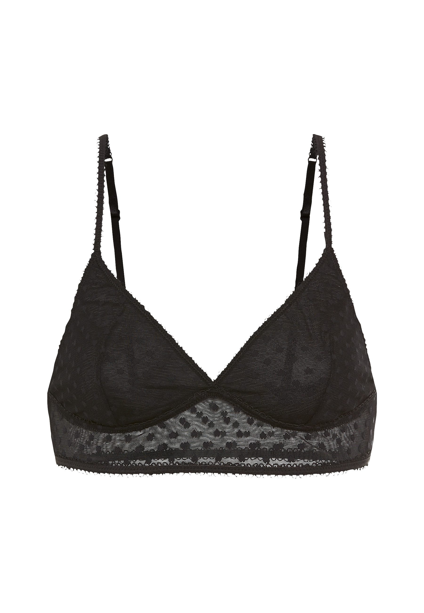 LSCN by LASCANA Bralette aus leicht transparentem Herzchen-Mesh