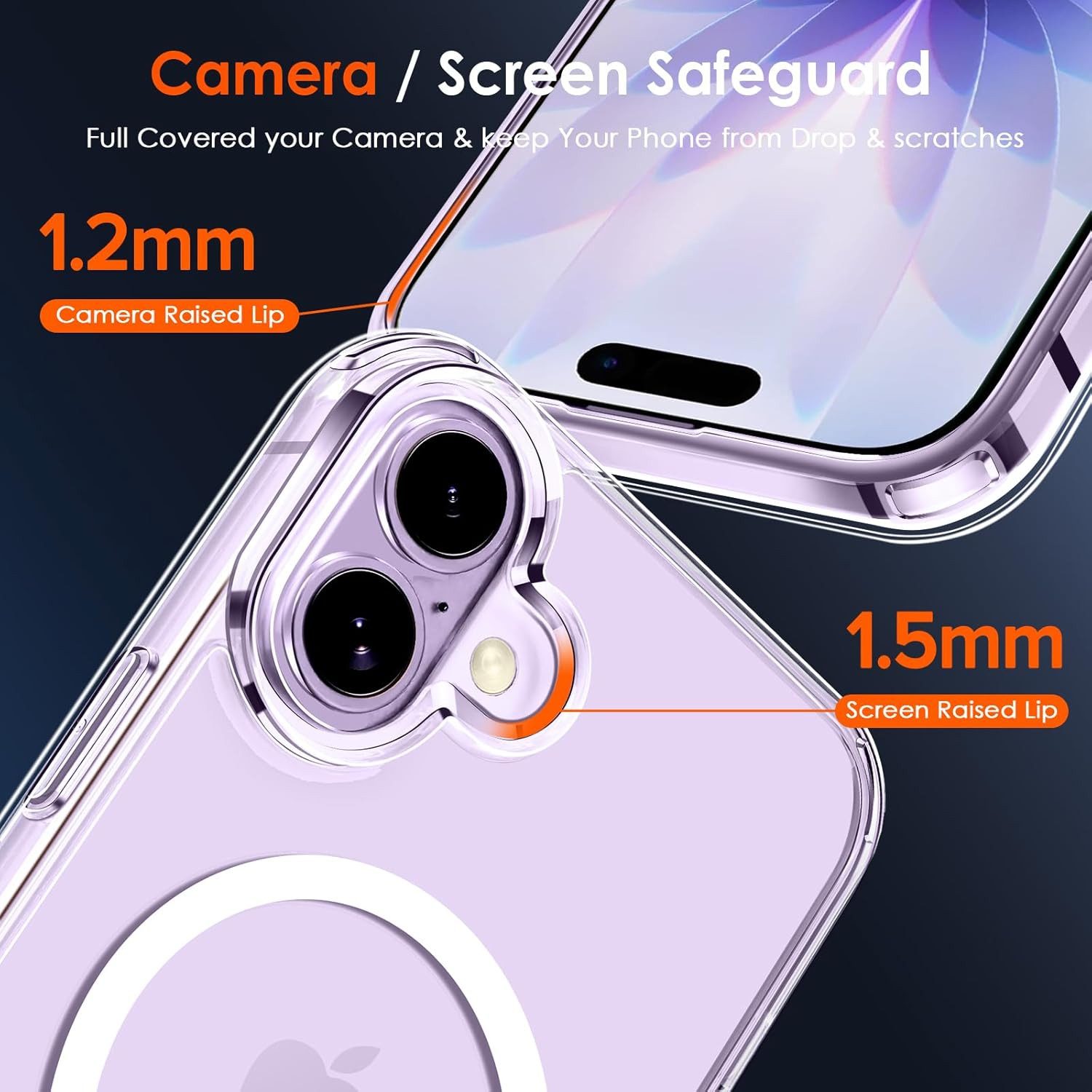MSM Handyhülle Hülle + 2X Schutzglas für Apple iPhone 17 Panzerfolie MagSafe Klar