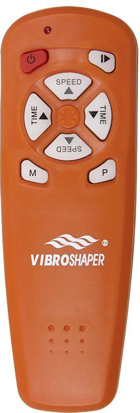 MediaShop Vibrationsplatte VIBROSHAPER, (Set, Trainingsbändern), mit 200 Intensitätsstufen, 3 W, abnehmbarer mit Haltestange