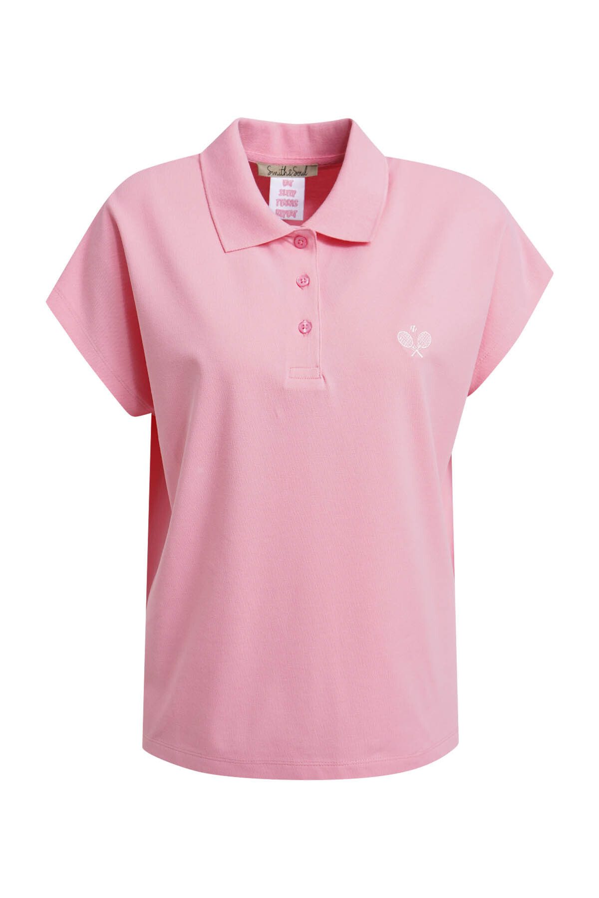 Smith & Soul Poloshirt mit überschnittener Schulter