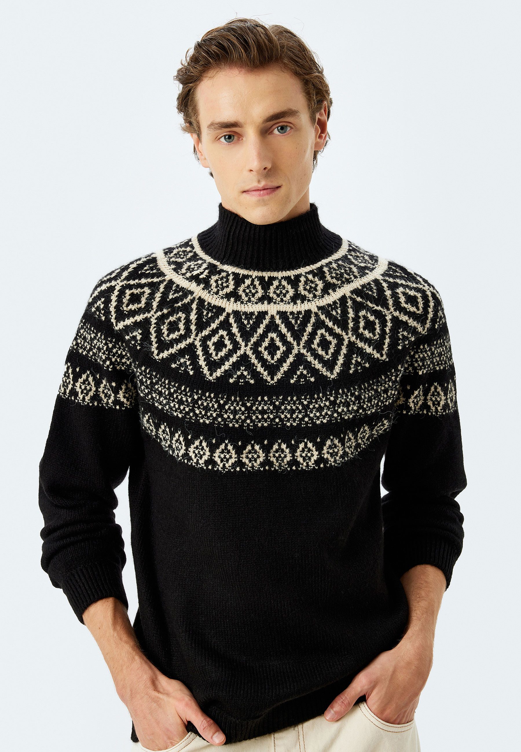 Koton Rollkragenpullover Rollkragen Regular Rollkragenpullover
