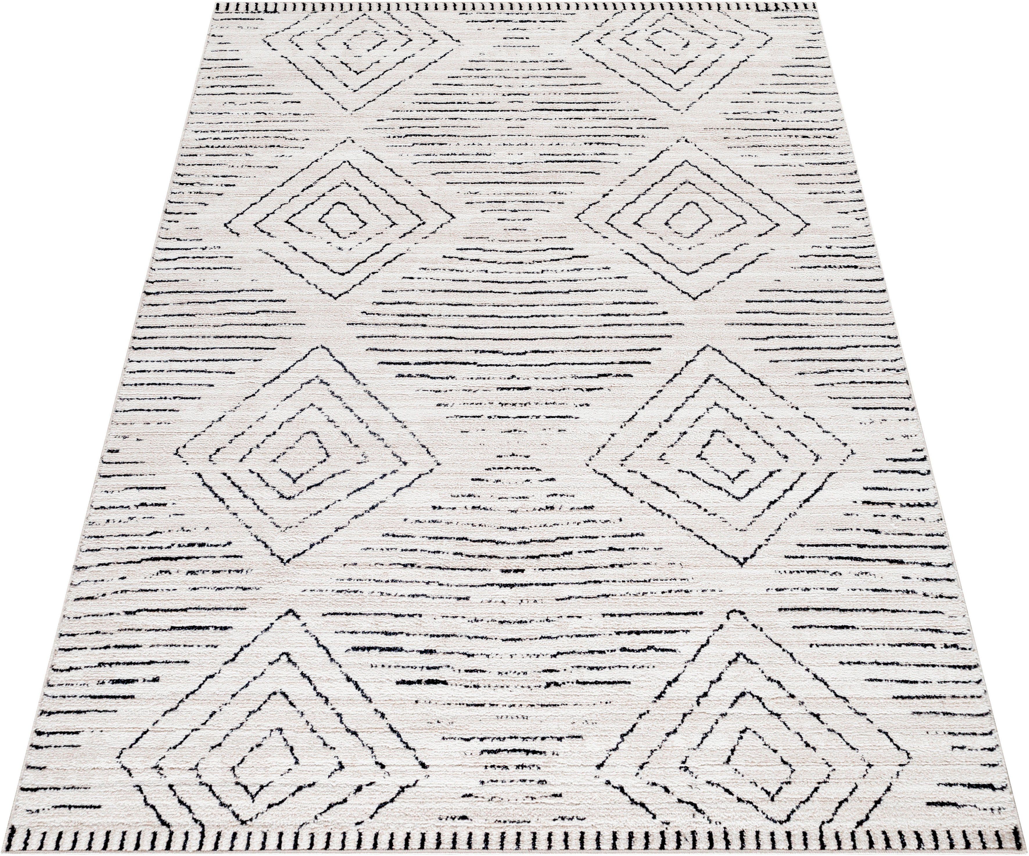 Teppich TAZNAXT 5106, Ayyildiz Teppiche, rechteckig, Höhe: 11 mm, Pflegeleicht / Modern