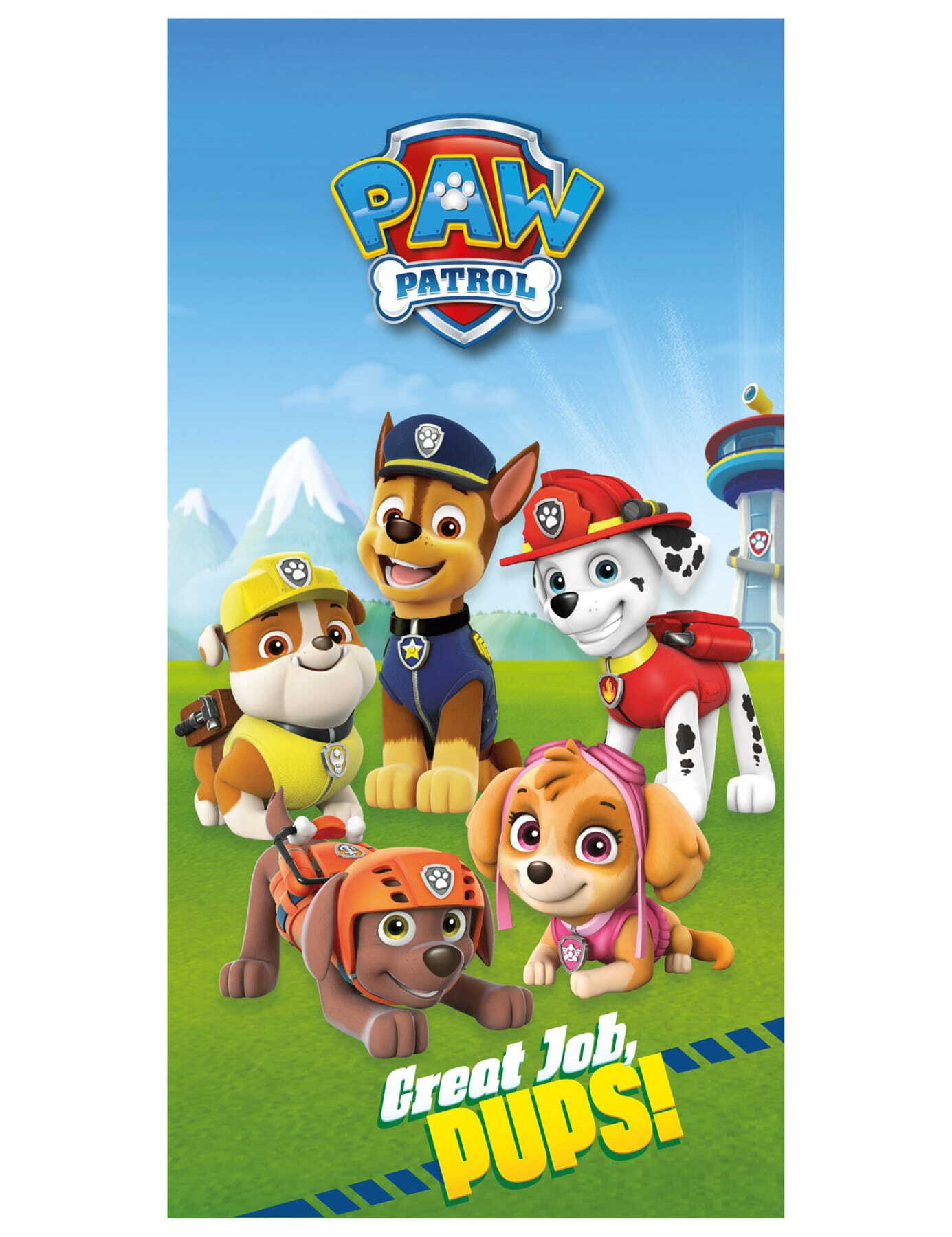 PAW PATROL Kapuzenhandtuch Handtuch Paw Patrol, günstig online kaufen