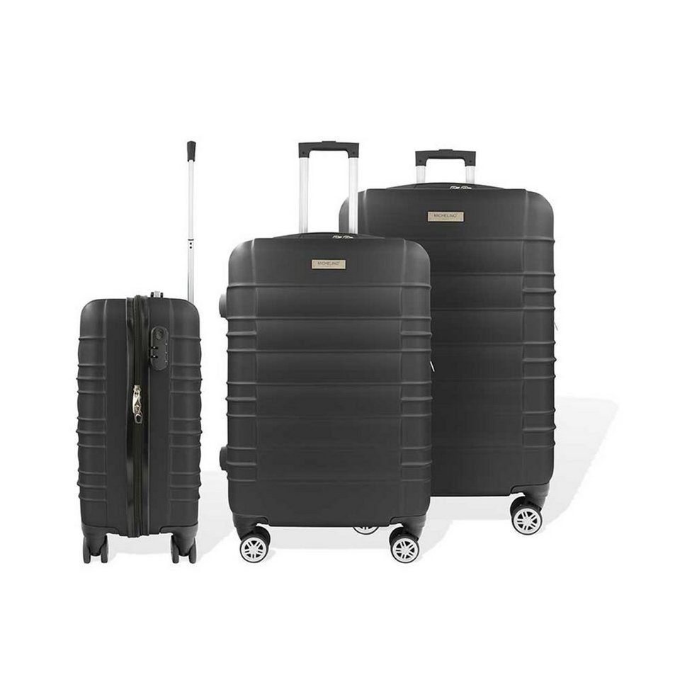 360° Hartschalen Reisekoffer Koffer Urlaub tlg., Organizer Rollen groß, Set), 3 teilig 3 Rollkoffer ABS (Koffer-Set, HOFFMANN mit Reisekoffer Trolley Reisen Leichtgewicht KESSMANN Hartschalenkoffer Kofferset Urlaubskoffer Gepäckset Set 4 Handgepäck Kofferset Rollen,