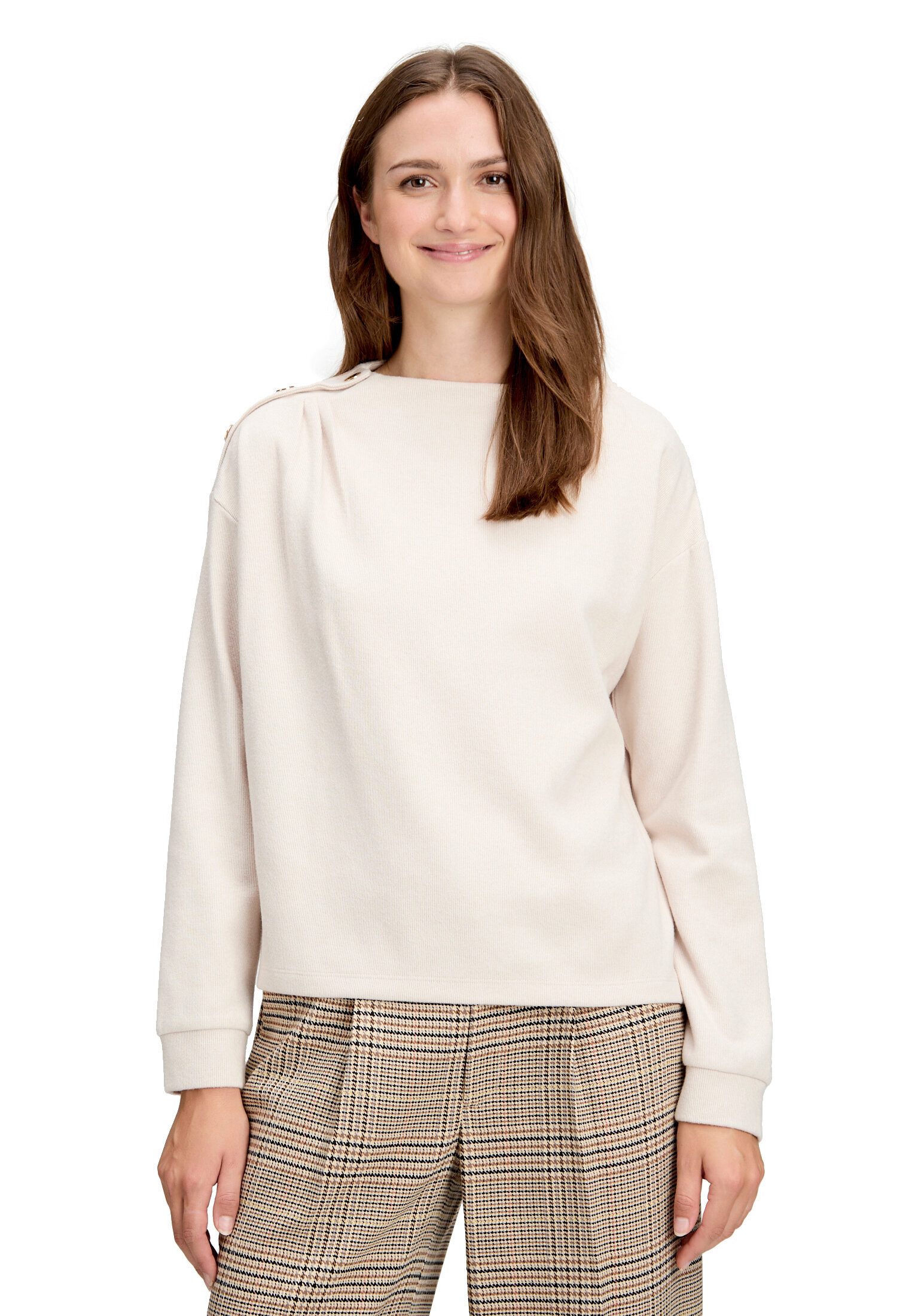 Cartoon Sweatshirt Damen mit Kragen