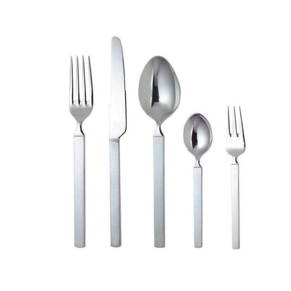 Alessi Kaffeelöffel Kaffeelöffel 8 Edelstahl Dry mattierter Griff