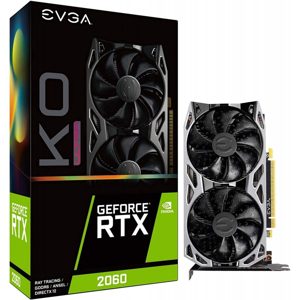 EVGA GeForce RTX 2060 KO Ultra Gaming 6 GB GDDR6 Grafikkarte schwarz Grafikkarte