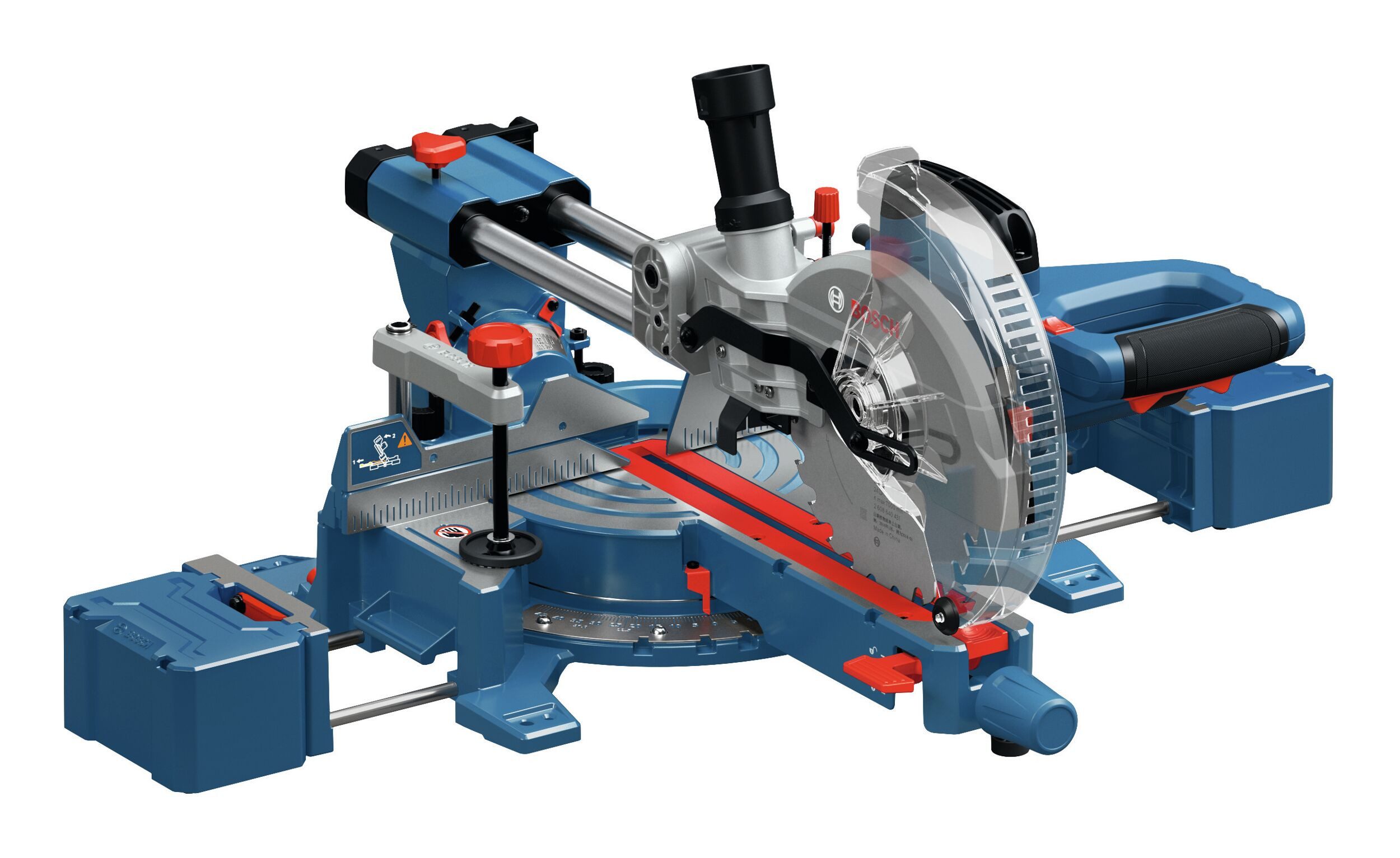 BOSCH Kapp- und Gehrungssäge GCM GCM305-216S, Mit 2 Unterstützungsblöcken - im Karton