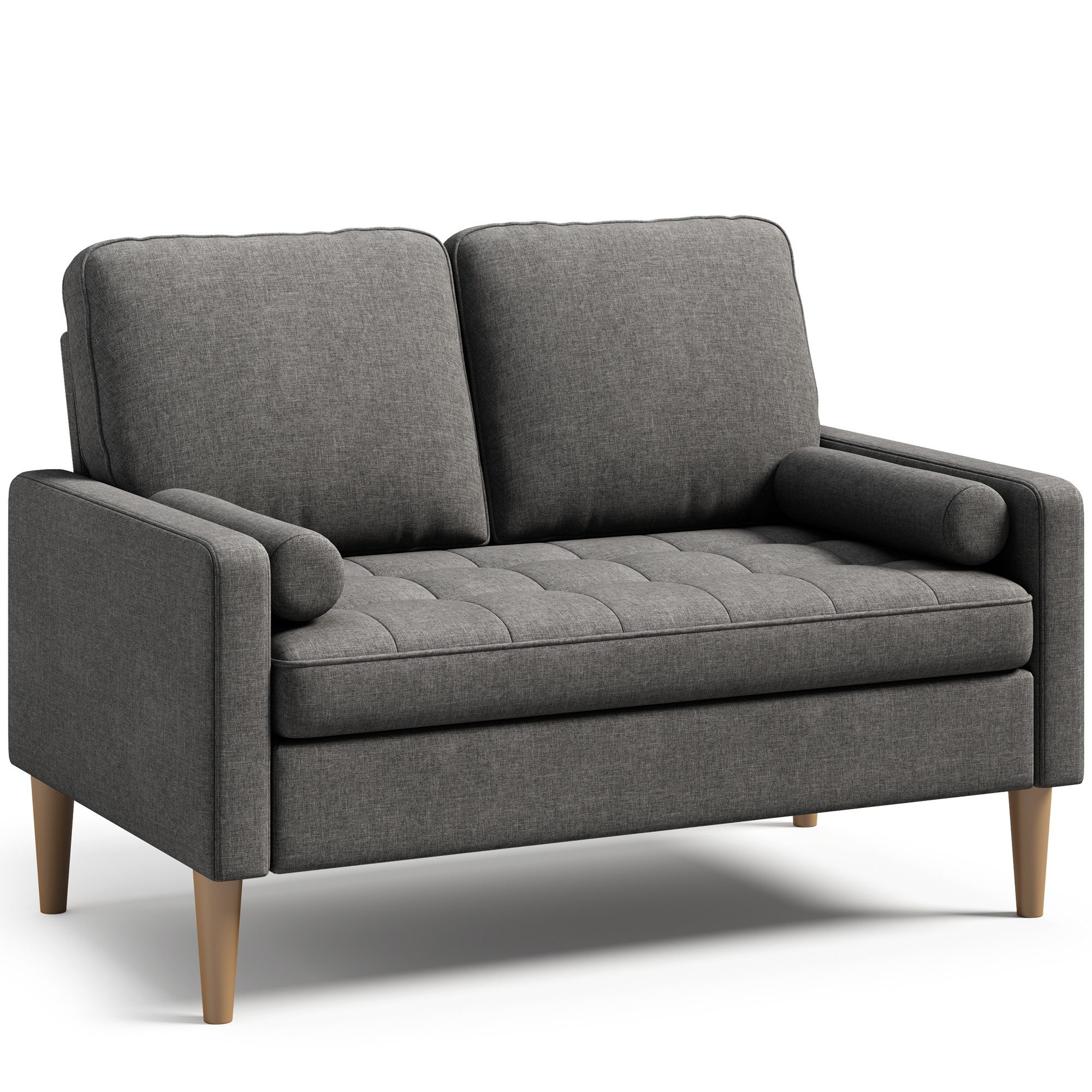 Bealife 2-Sitzer Kleine Couch, mit Armlehne, 121x76x87cm, Für kleine Räume / Kinderzimmer geeignet.