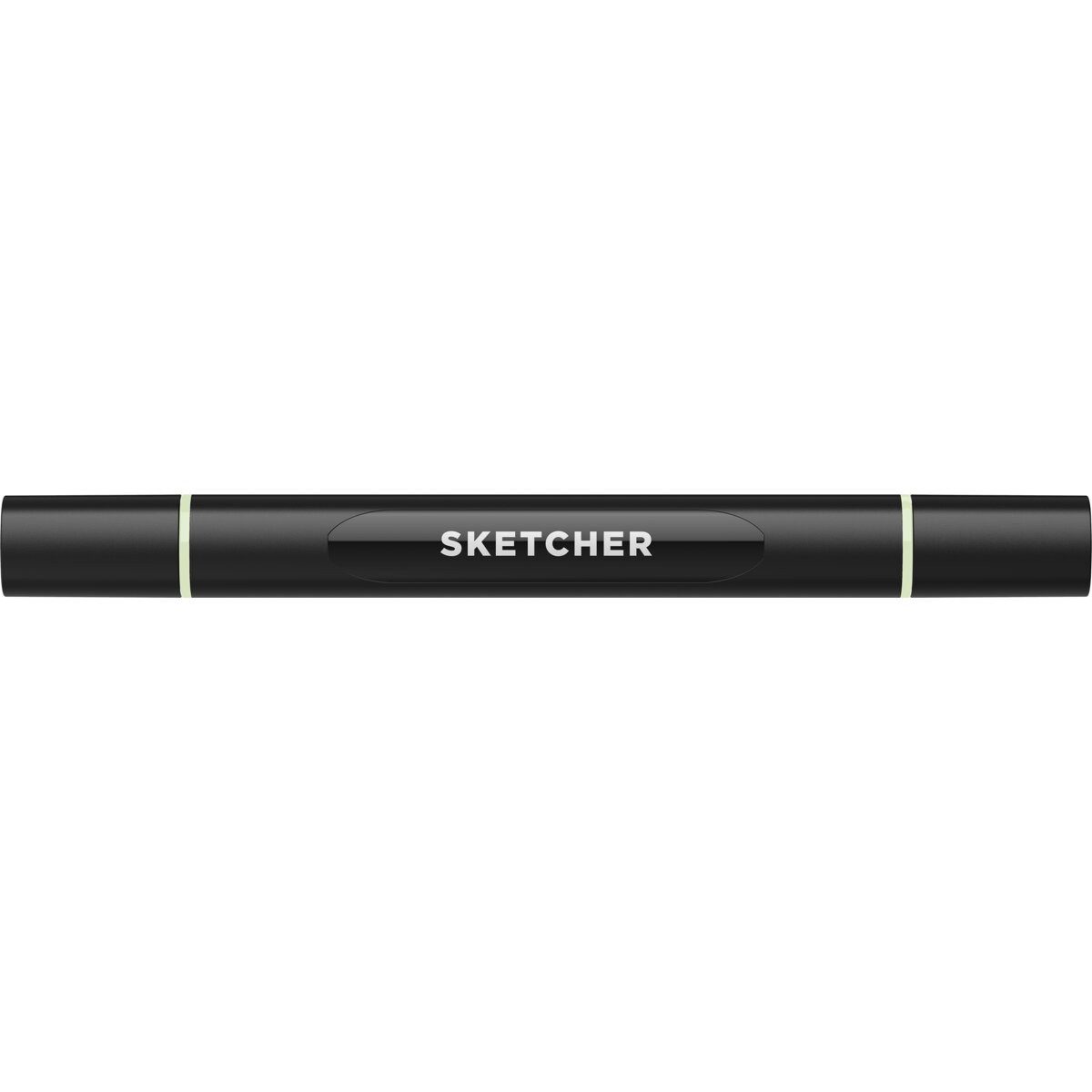Filzstift Twinmarker Sketcher brush+chisel G 345 minze.