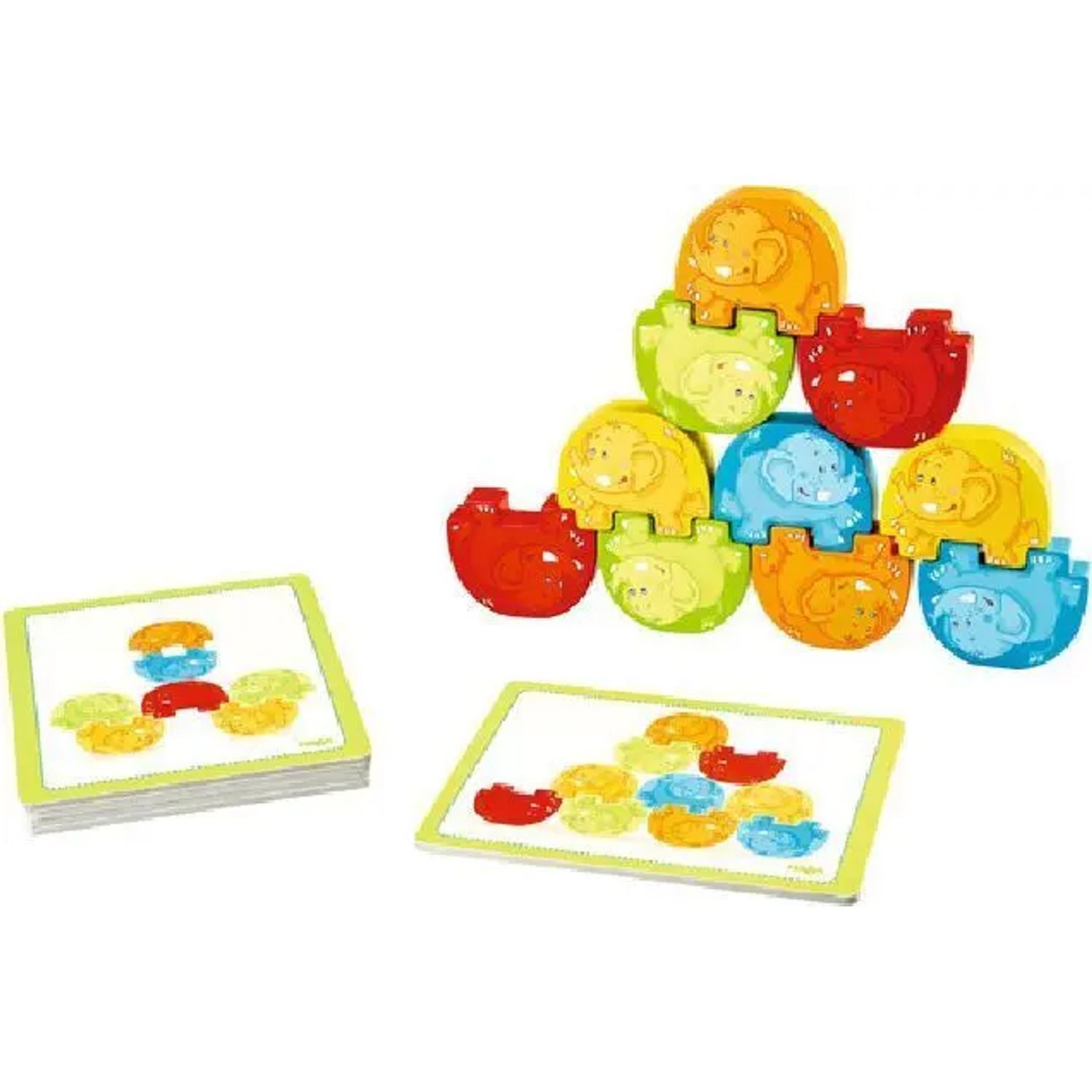 Haba Spiel Stapelspiel Wackelfanten (Kinderspiele)