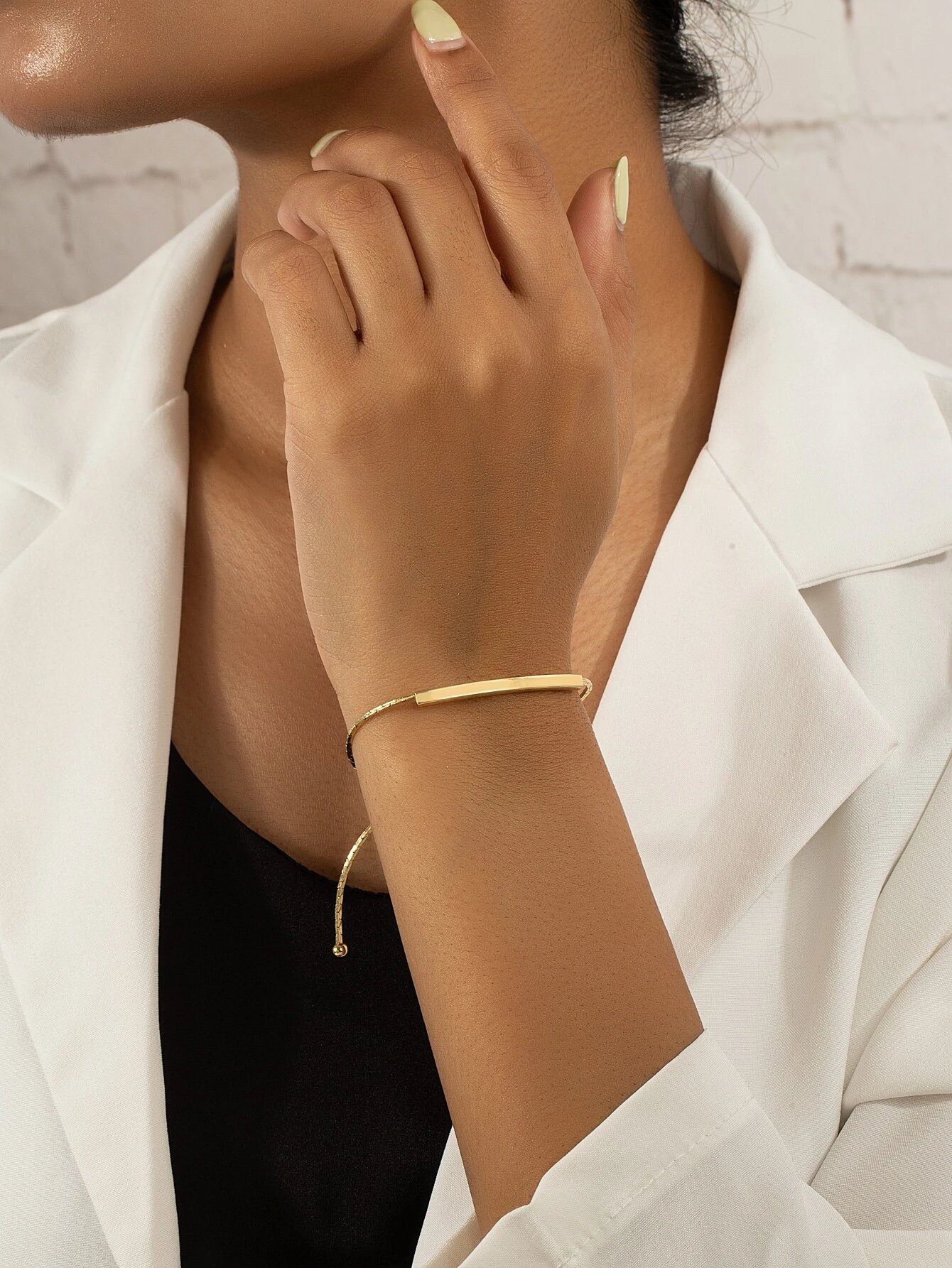 Gold Frauen Verstellbares Größenverstellbares für Armkettchen für Bettelarmband Armband Mädchen Mädchen Damen Frauen Armbänder Haiaveng Damen Armkettchen (1-tlg),
