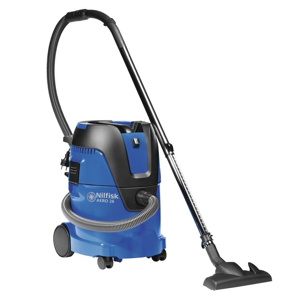 Nilfisk Nass-Trocken-Sauger AERO 26-01 PC X, 1250 W, 25 l Behälter, mit Blasfunktion, Kabeleinzug, MultiFit