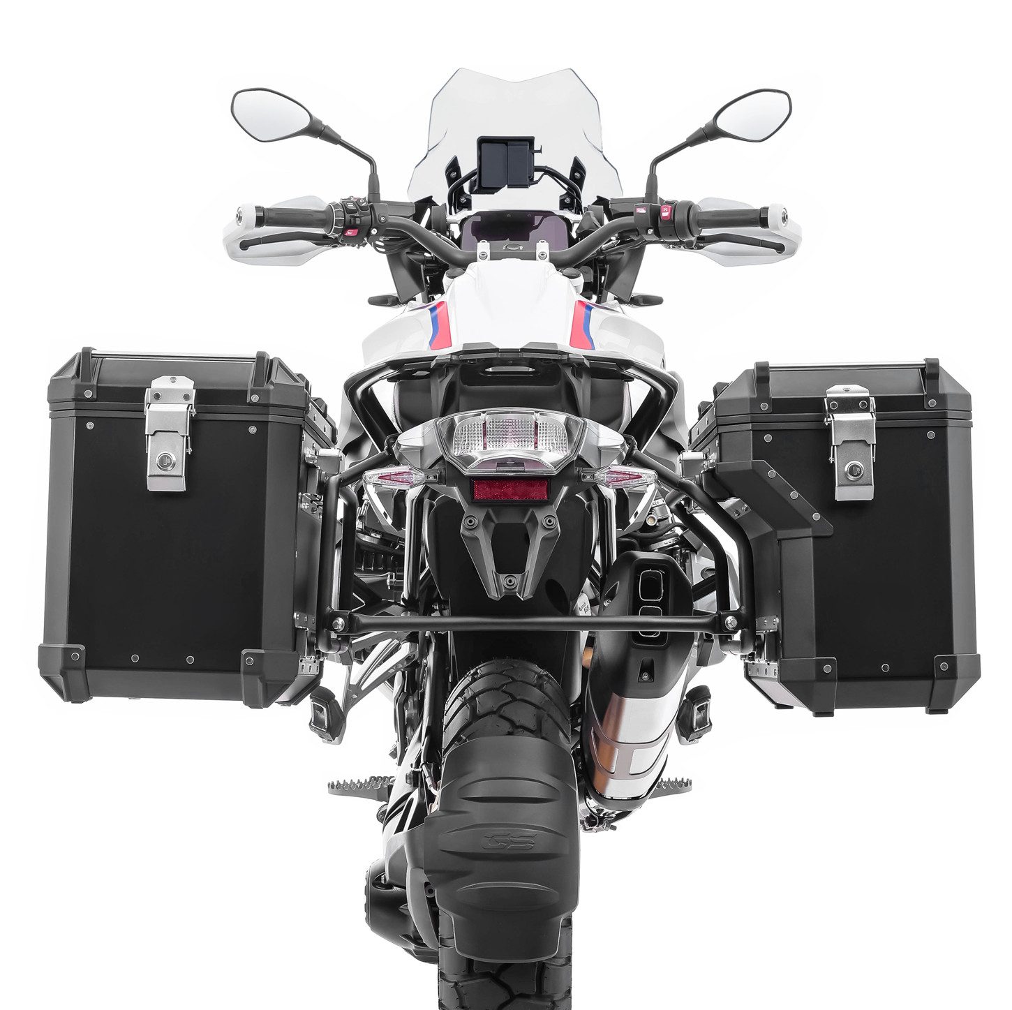 Kofferset Set Alukoffer + Kofferträger passend für BMW F 900 GS 24-26 Alu Seiten