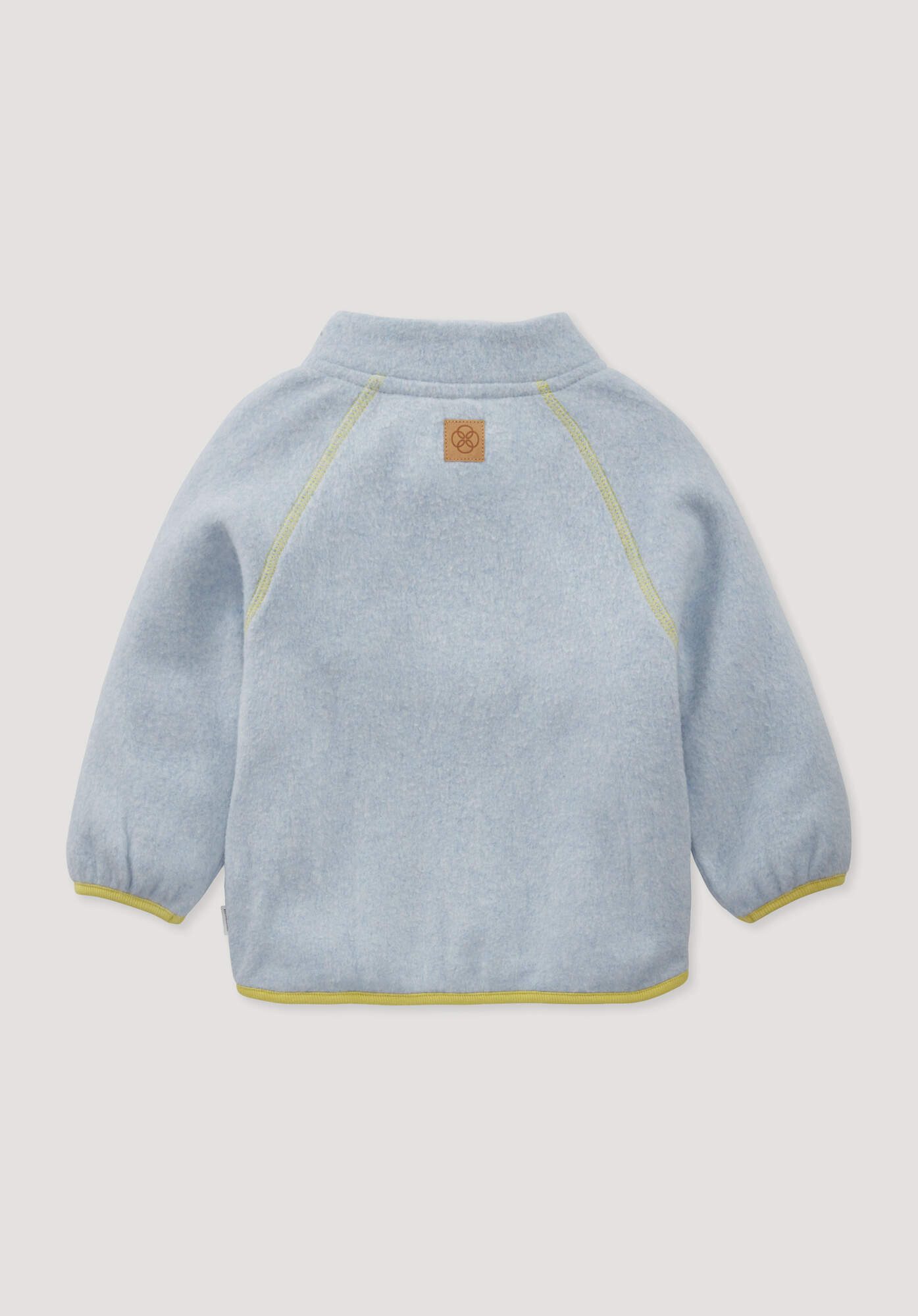 Hessnatur Fleecejacke aus reiner Bio-Baumwolle (1-St)