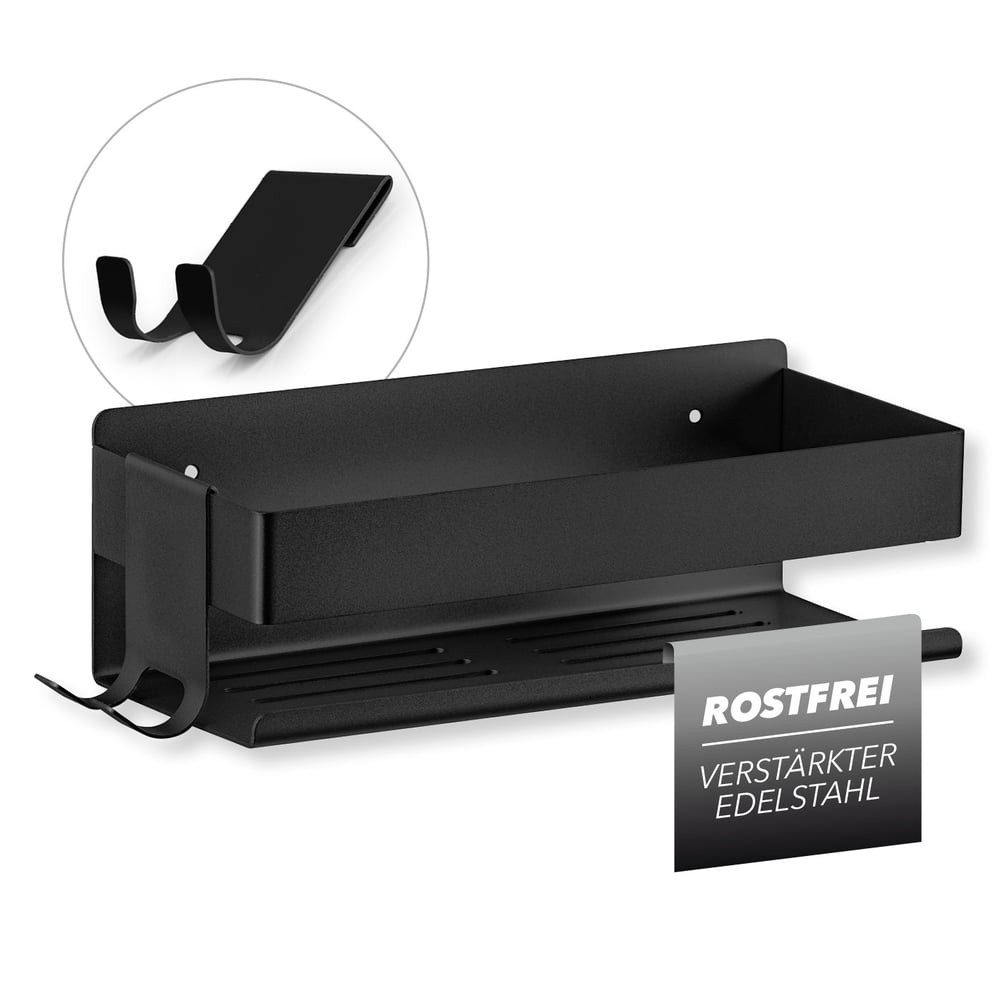 Benkstein Duschablage Dusch-Organizer zum Kleben oder Bohren, 1-tlg., für S günstig online kaufen