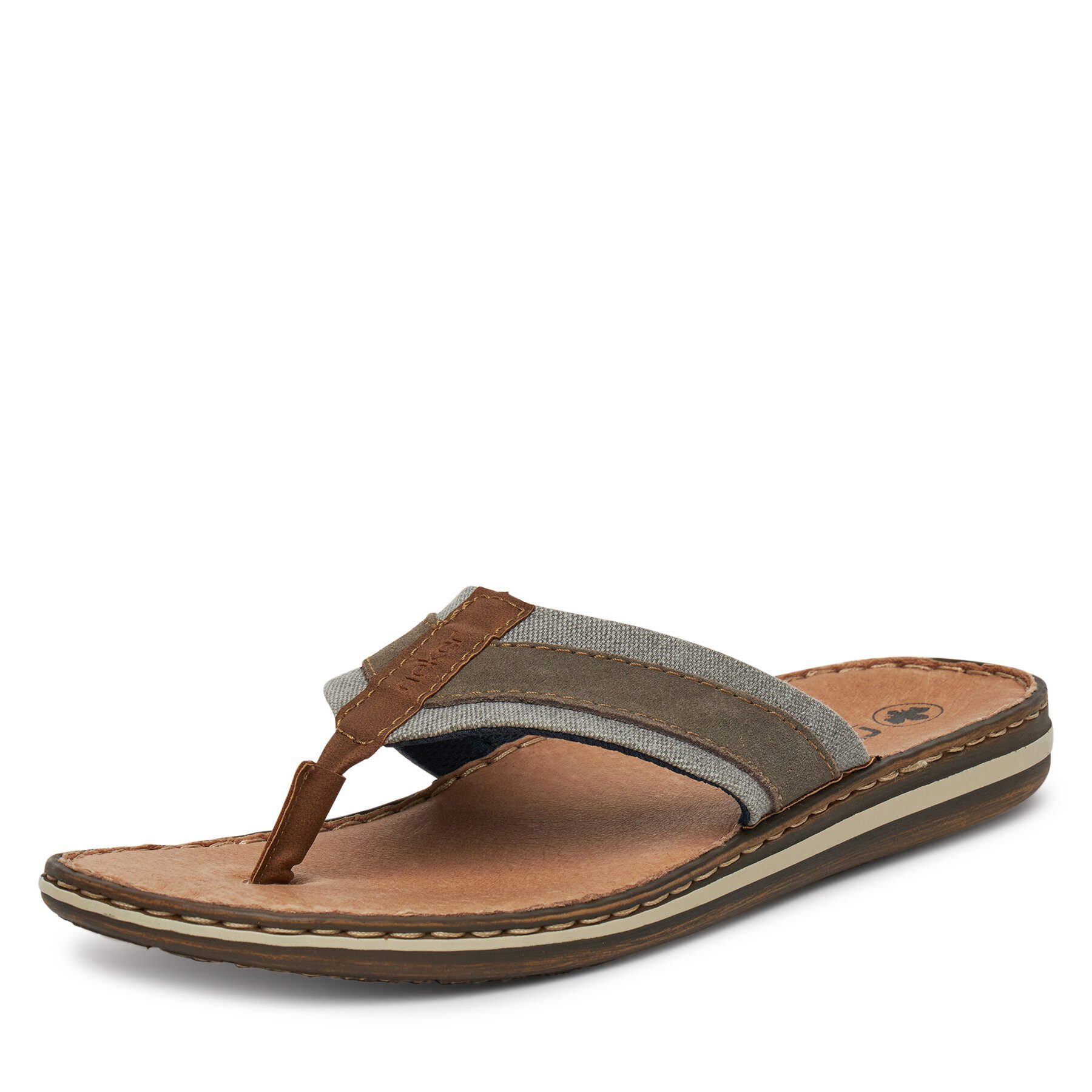 Rieker Rieker Herren-Flip-Flops Beige 21095-42 Badepantolette