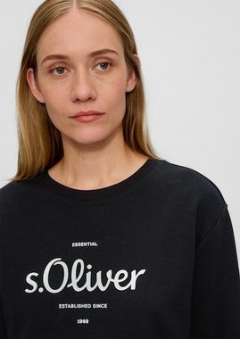 s.Oliver Sweatshirt mit dem Logonamen vorne