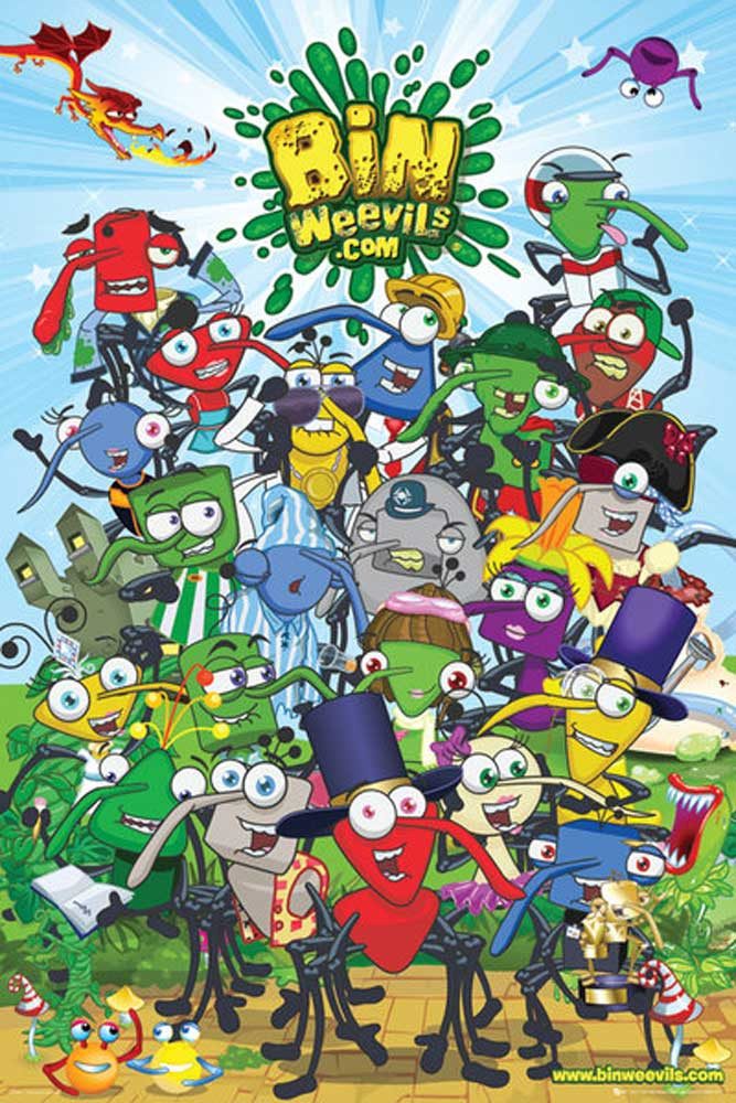 Poster Bin Weevils - Poster - Group