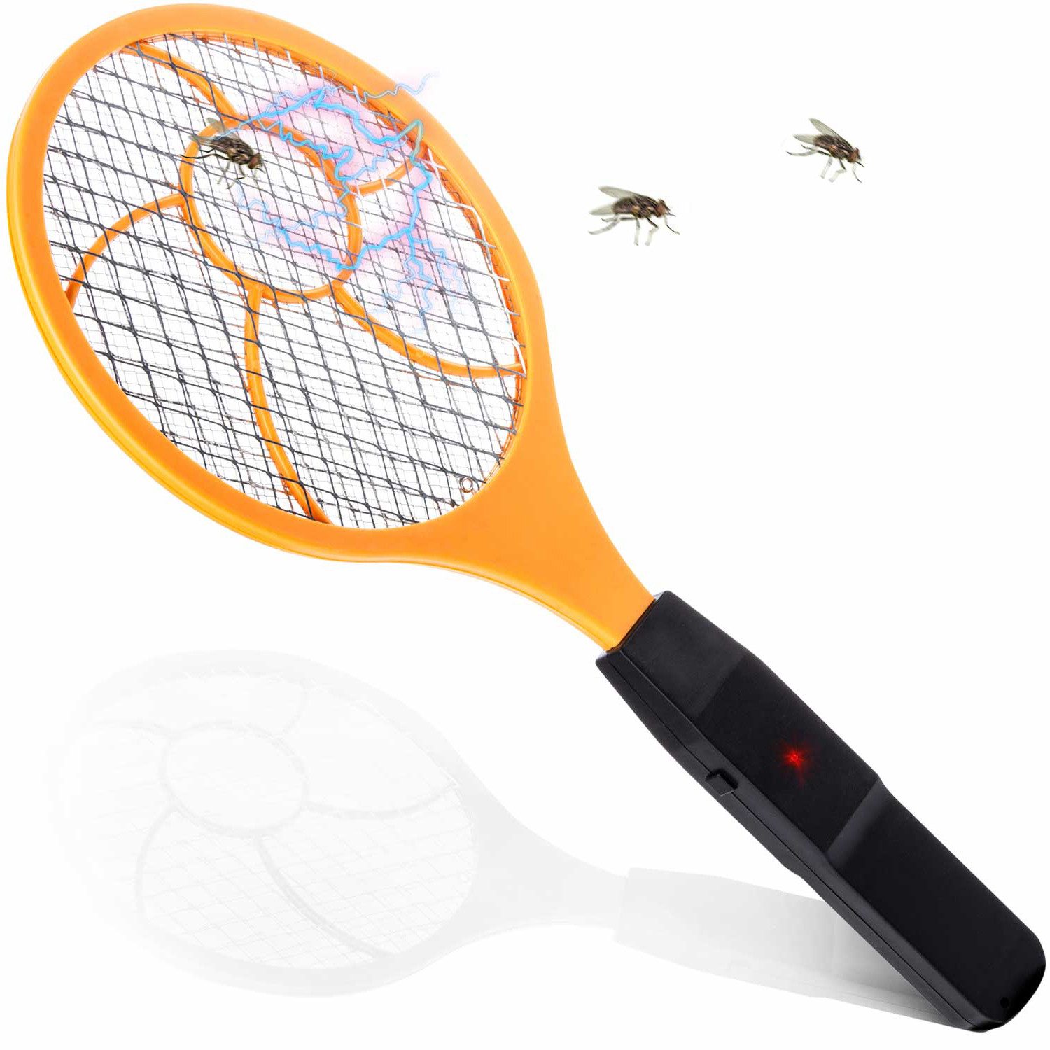 Goods+Gadgets Fliegenklatsche GOODS+GADGETS Insektenklatsche Batterie - Elektrische Fliegenklatsche, Elektro Fliegenfänger