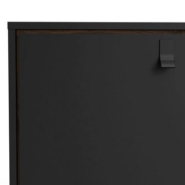 ebuy24 Sideboard Rye Sideboard 2 Türen, 2 Schubladen mattschwarz, w