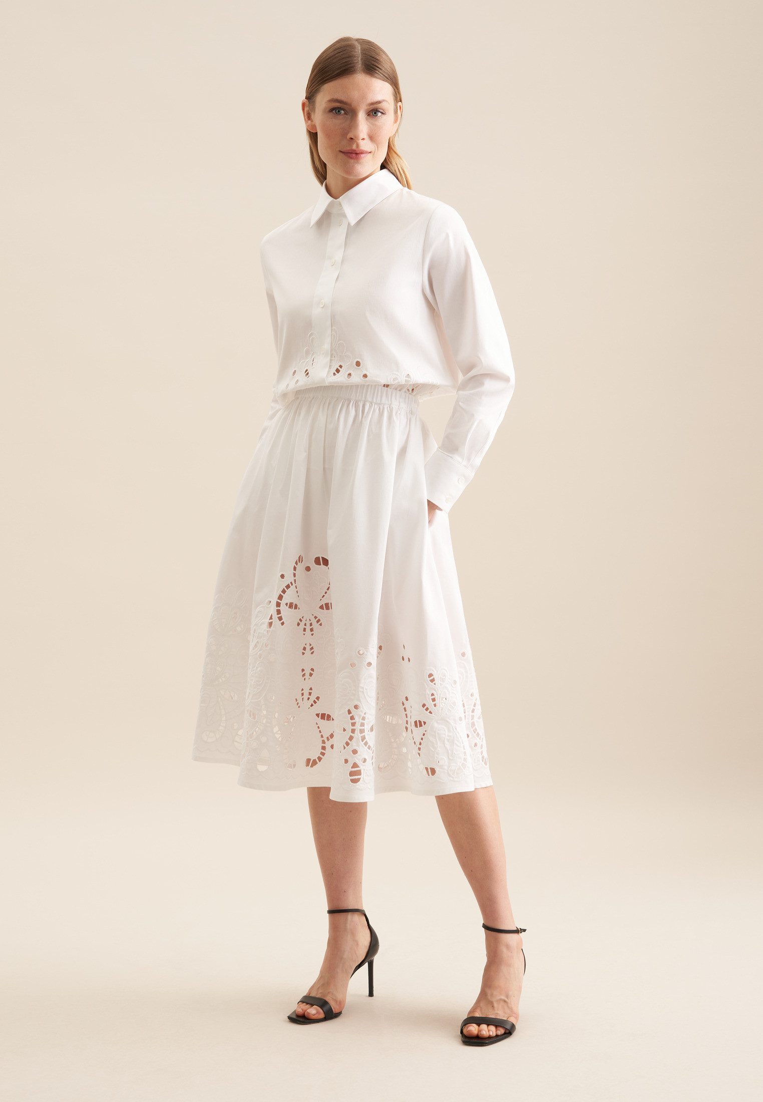 seidensticker Midirock Schwarze Rose günstig online kaufen