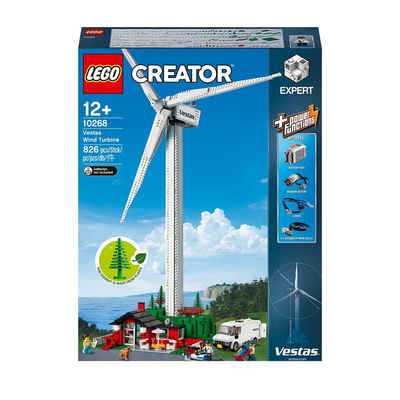 LEGO® Konstruktionsspielsteine LEGO® Creator Expert - Vestas® Windkraftanlage, (Set, 826 St)